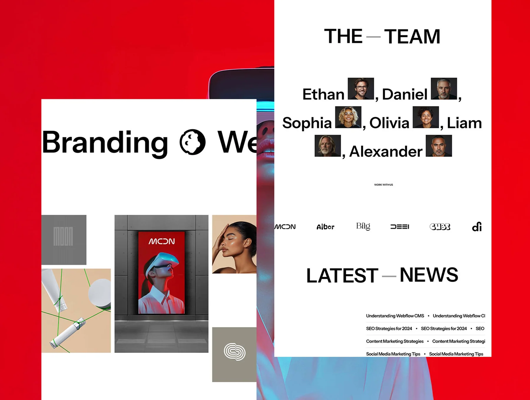 Moon - Webflow and Framer Template 3