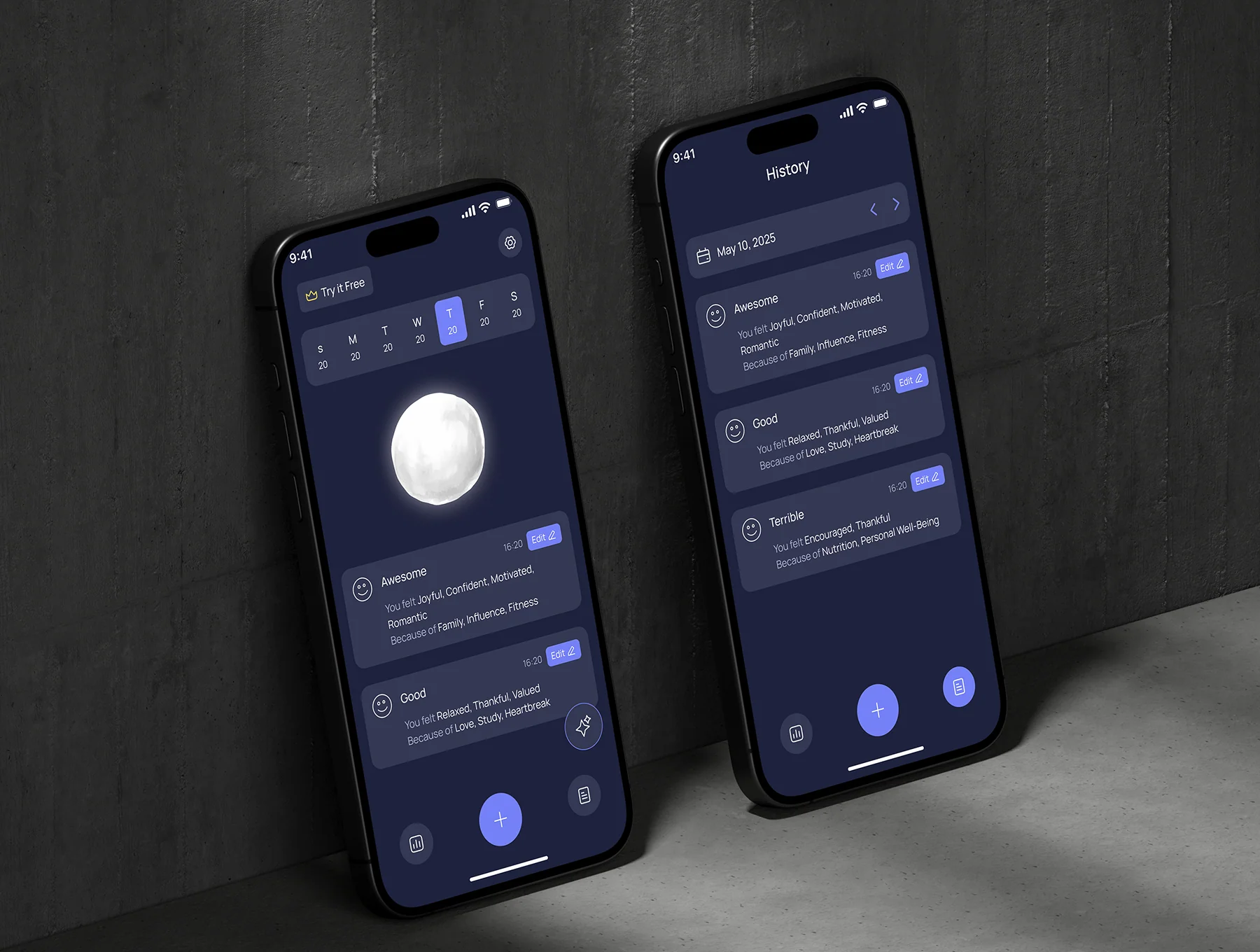 Moonmind app UI kit 7