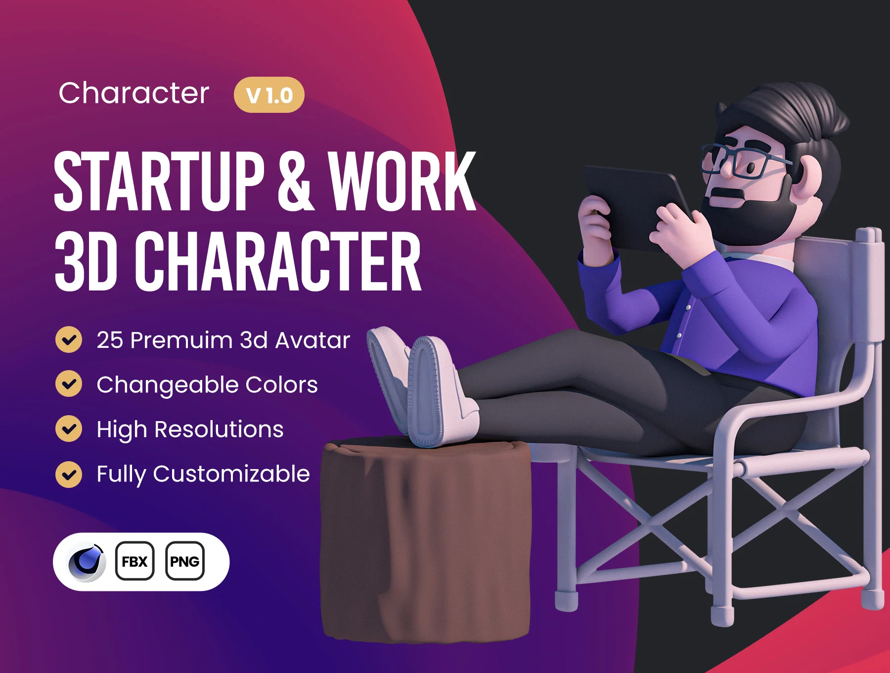 Moorgan 3d characters (v1.0)
