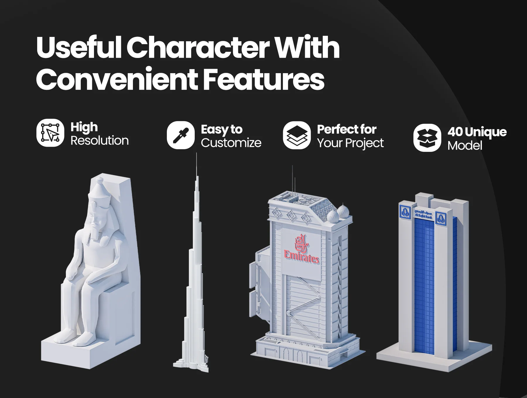 Moorgan 3d landmarks Pack (v1.0) 3