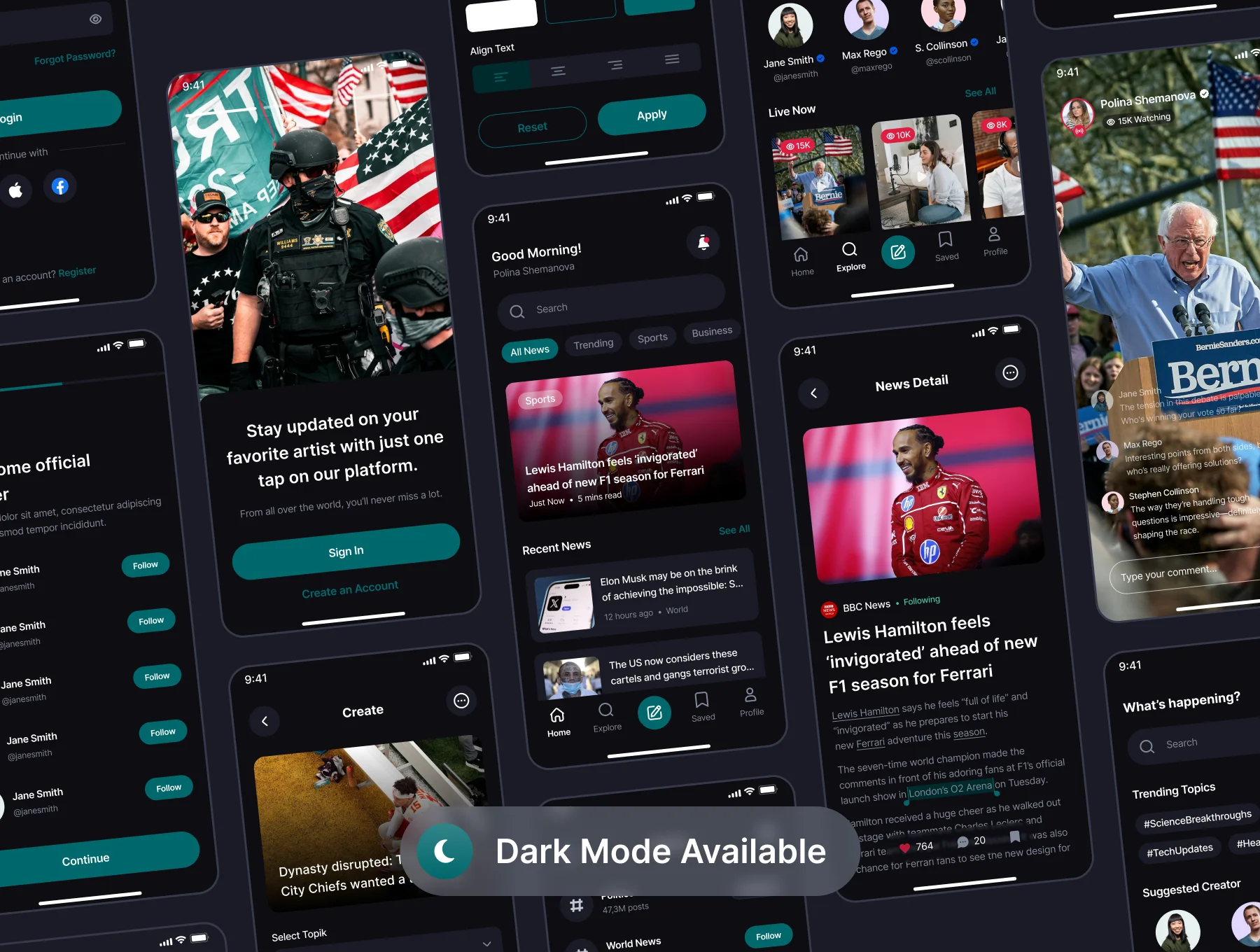 Morning - Blog & Modern News App UI Kit 6