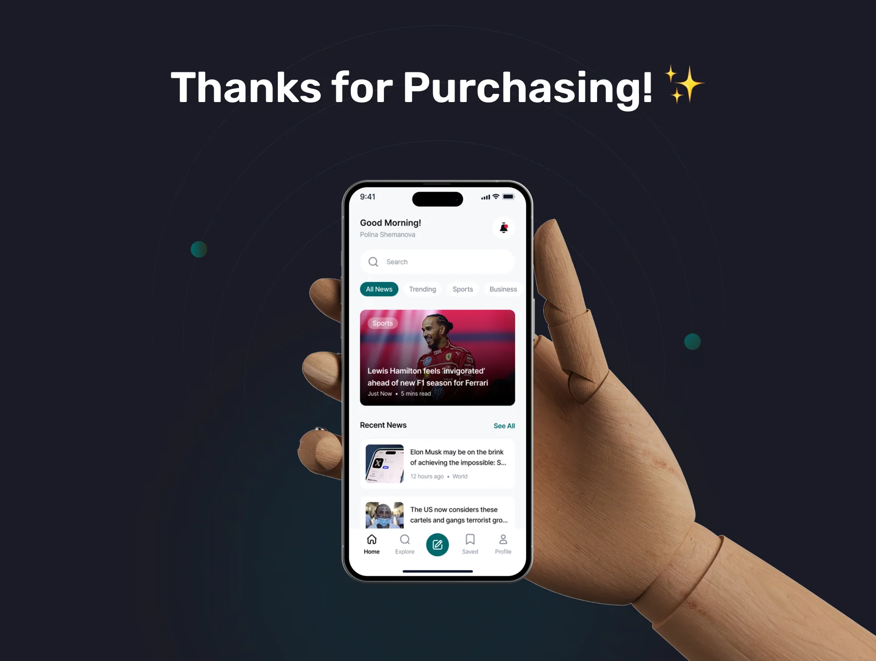 Morning - Blog & Modern News App UI Kit 8