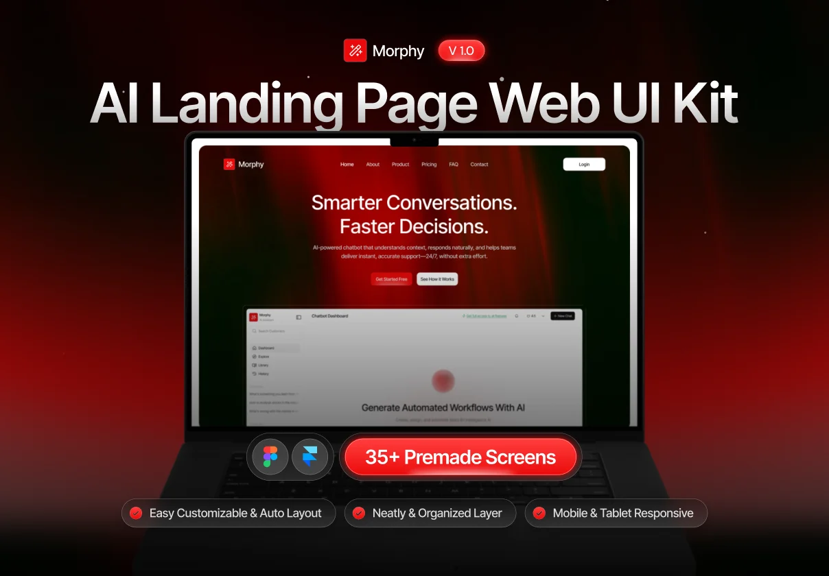 Morphy - AI Assistant Tools Web UI Kit