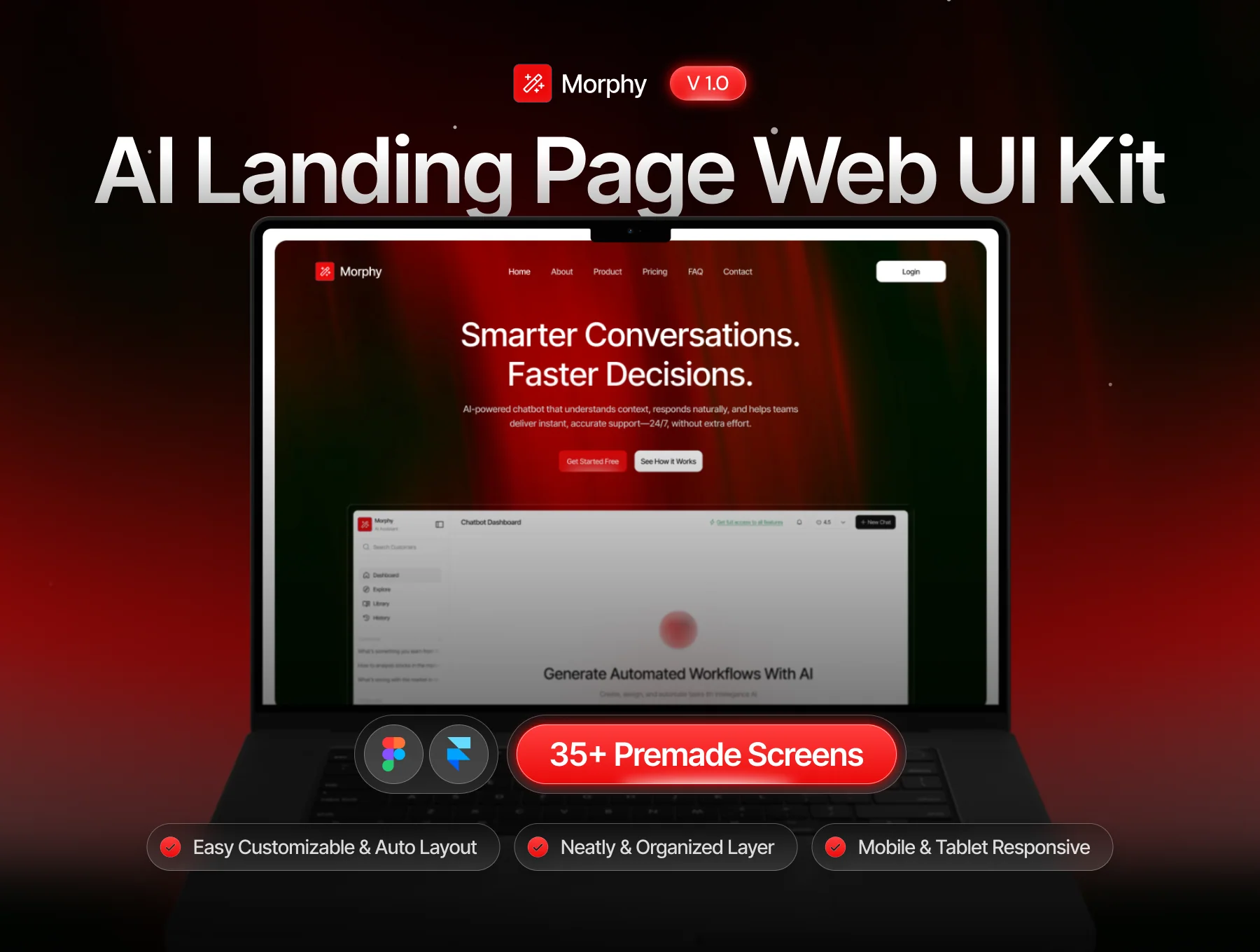 Morphy - AI Assistant Tools Web UI Kit