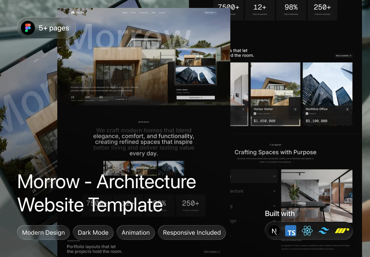 Morrow - Architecture Website Template