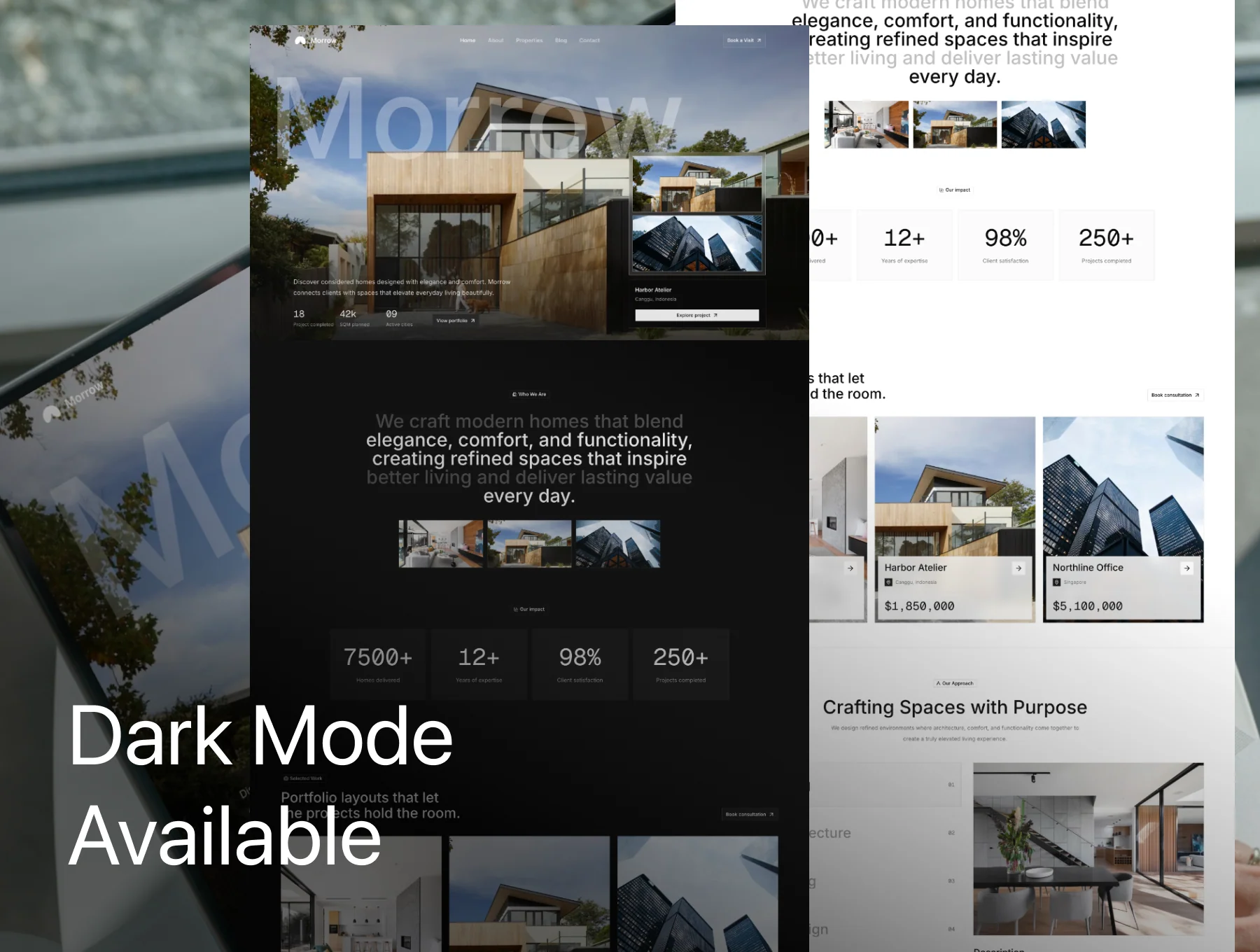 Morrow - Architecture Website Template 3