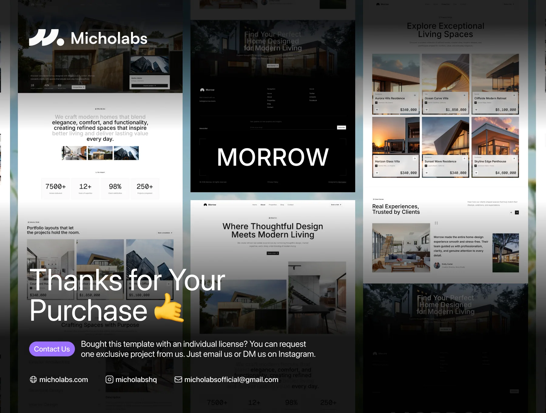 Morrow - Architecture Website Template 8