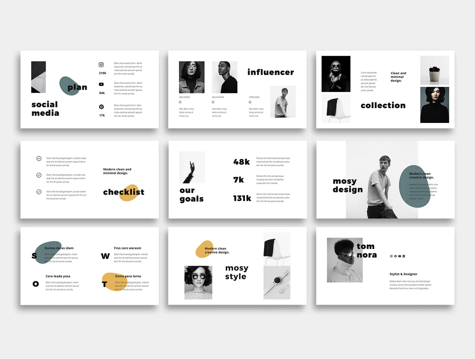 MOSY - Modern Keynote Presentation Template 4