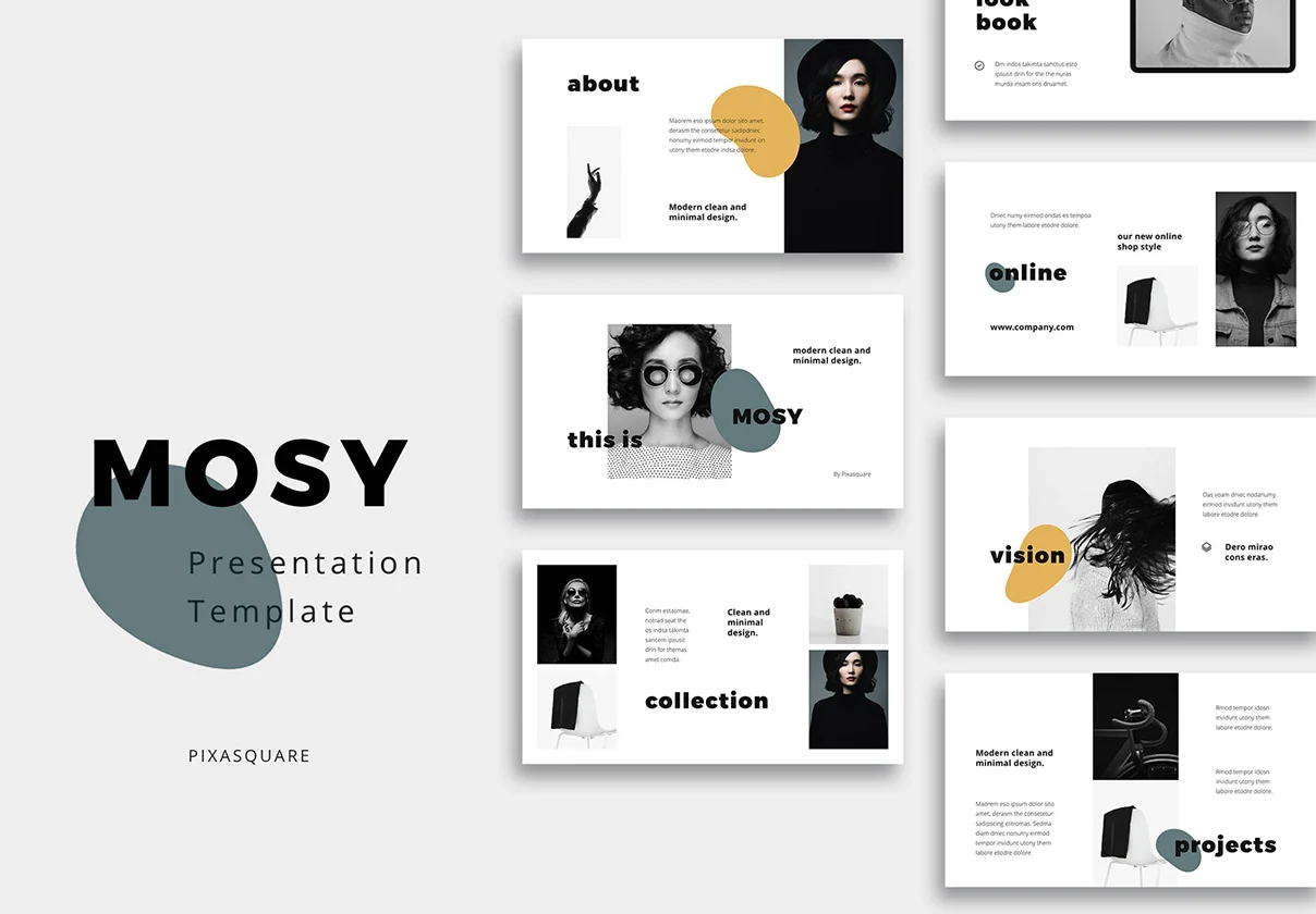 MOSY - Modern Powerpoint Template