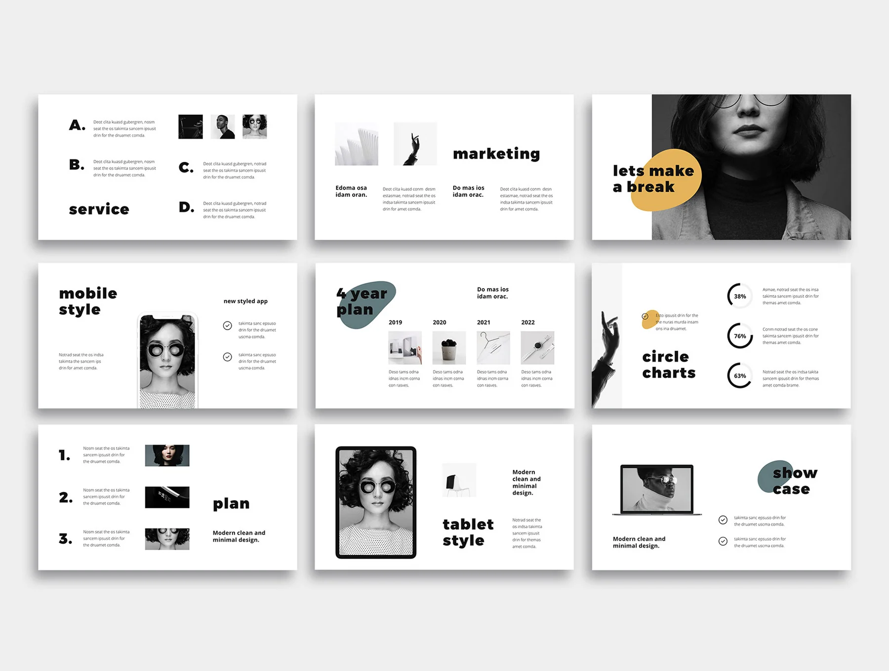 MOSY - Modern Powerpoint Template 5