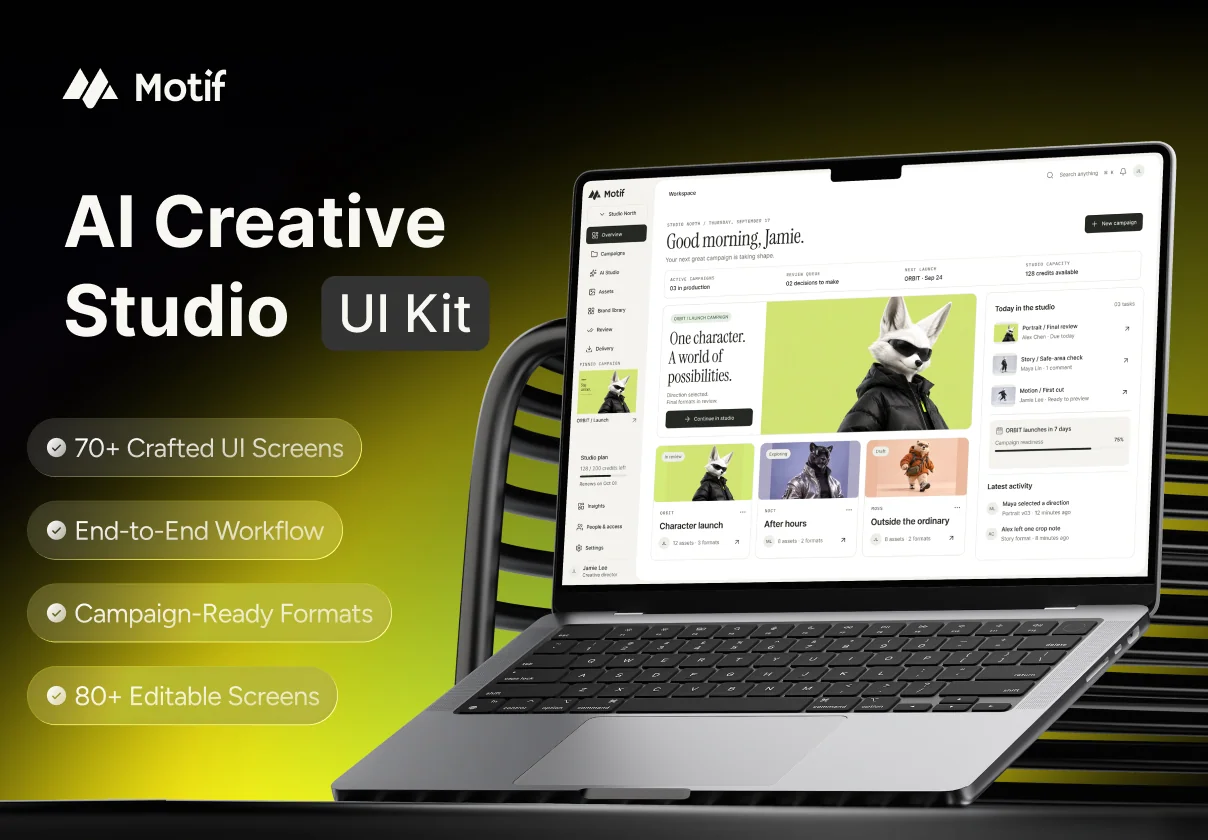 Motif - AI Creative Studio UI Kit