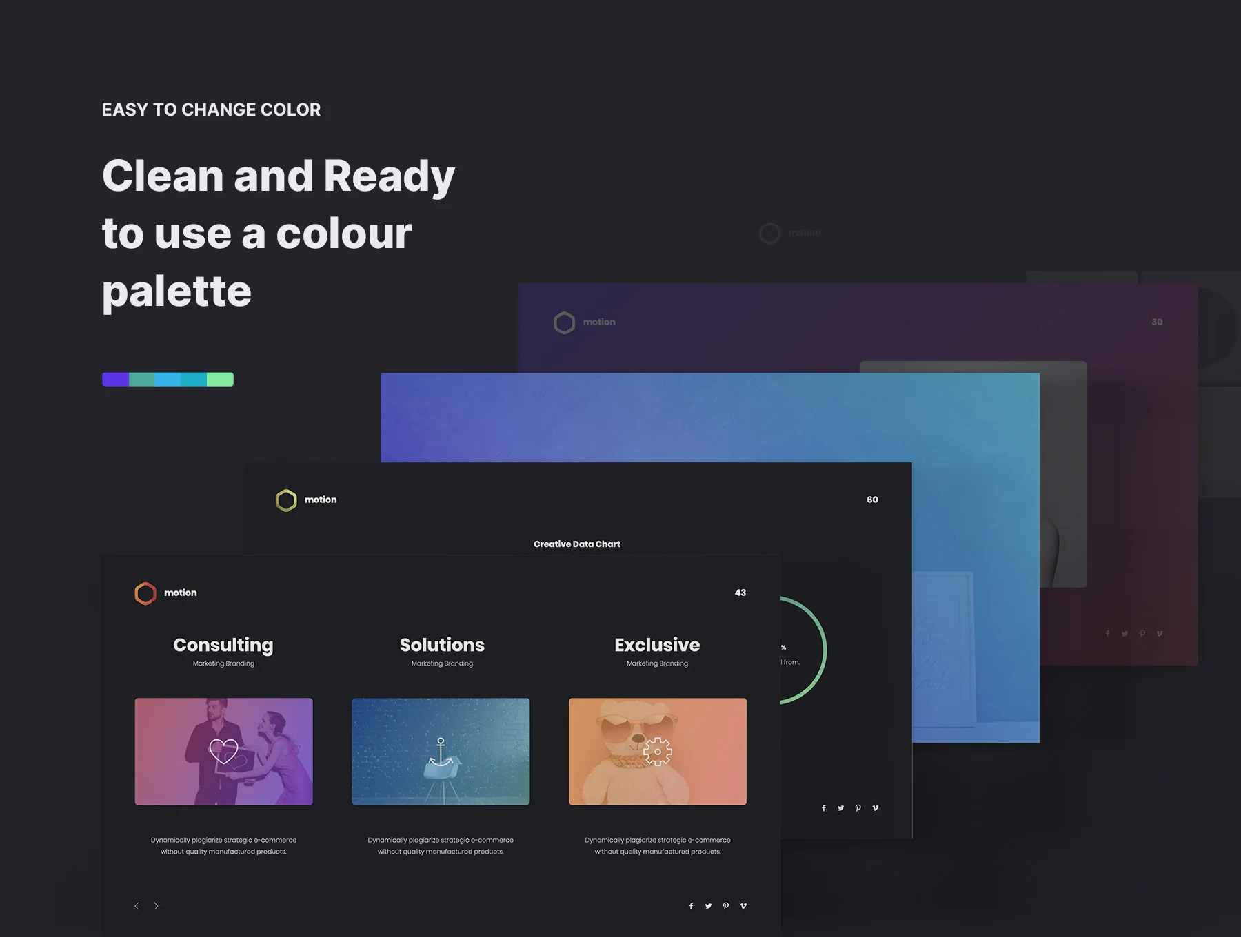 MOTION - Multipurpose & Creative Presentation Template 6