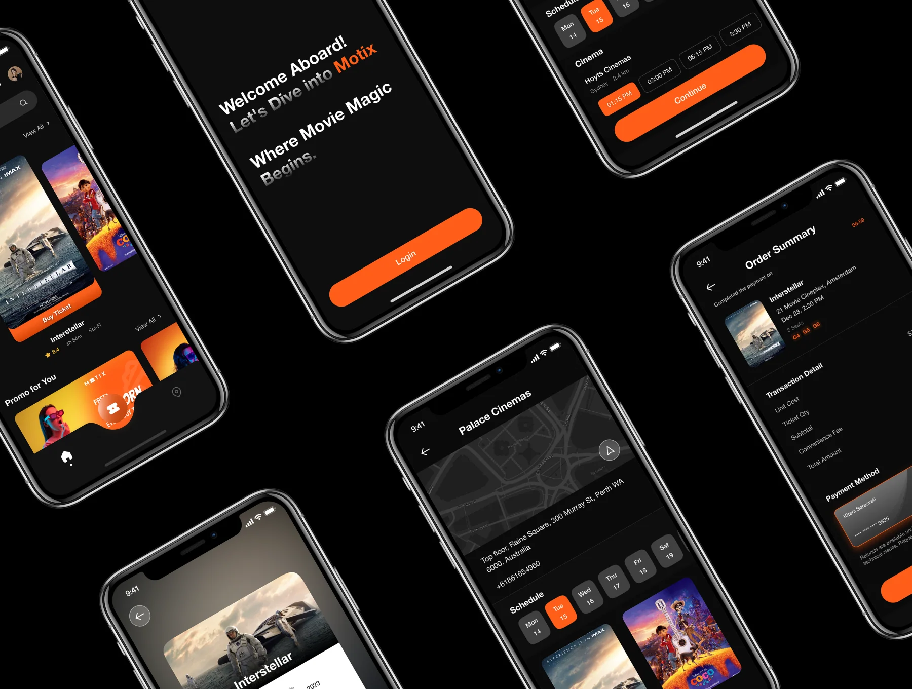 Motix - Movie Ticket App UI Kit 5