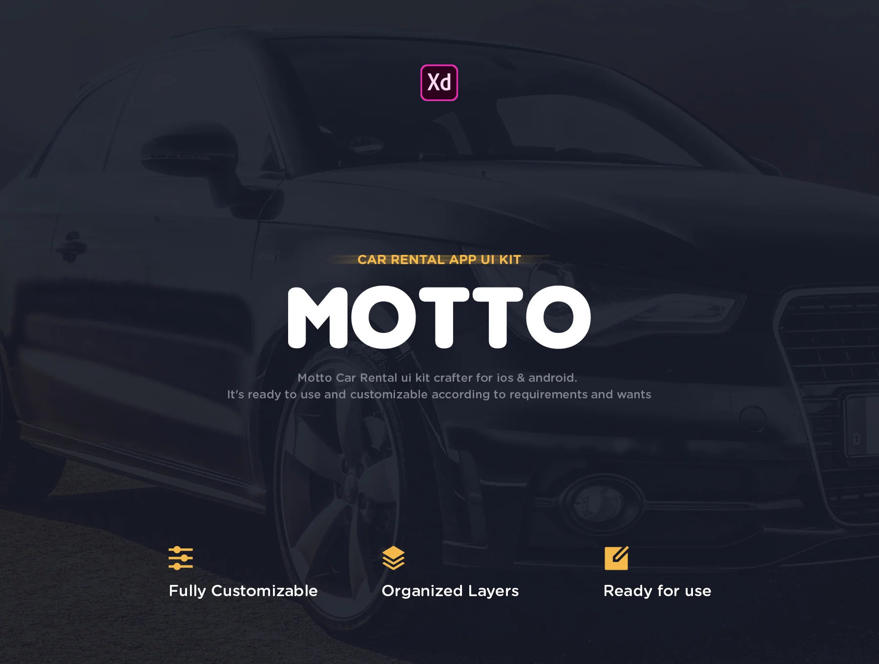 Motto Car Rental UI Kit