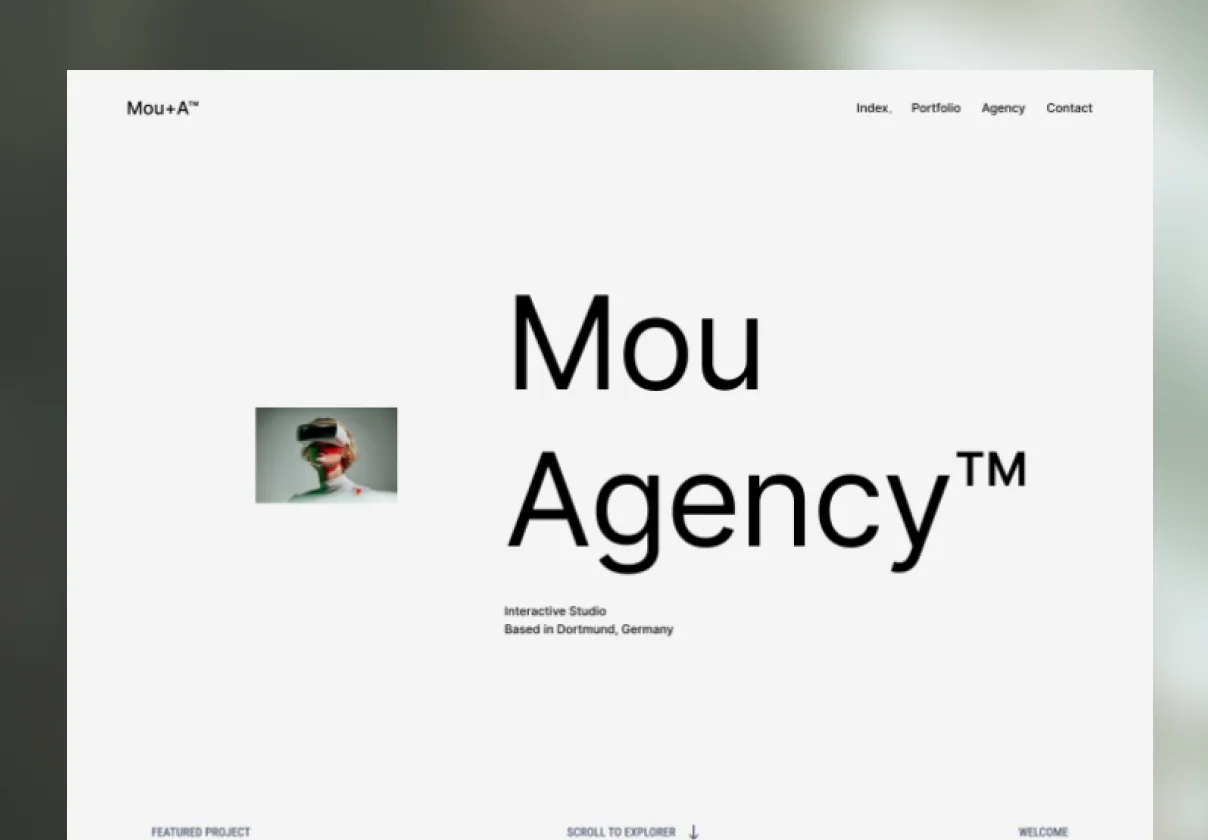 Mou+A – Creative Agency Framer Template