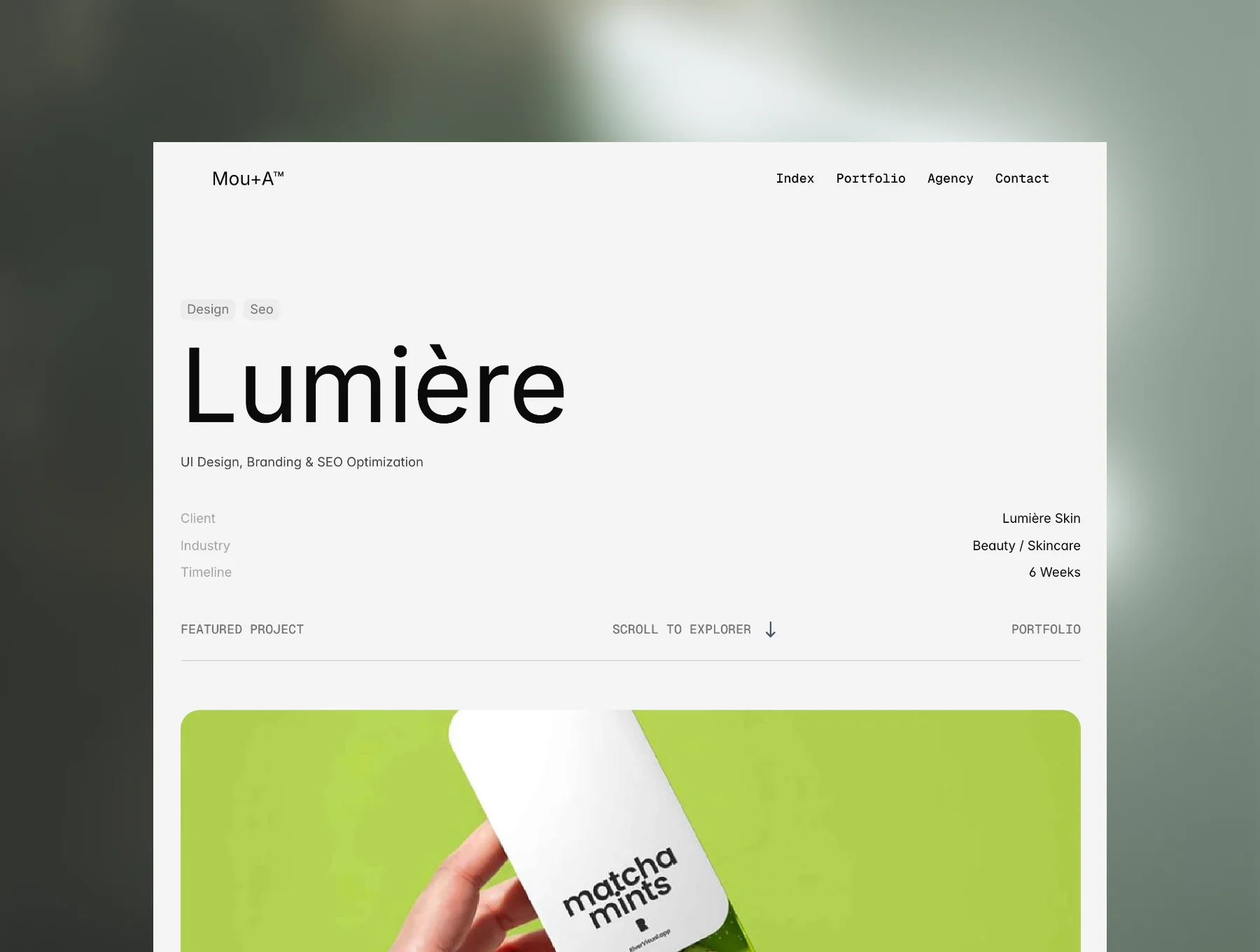 Mou+A – Creative Agency Framer Template 2