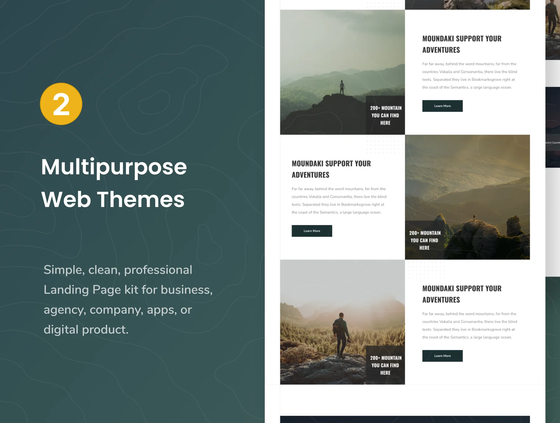 Moundaki - Landing Page Kit 3
