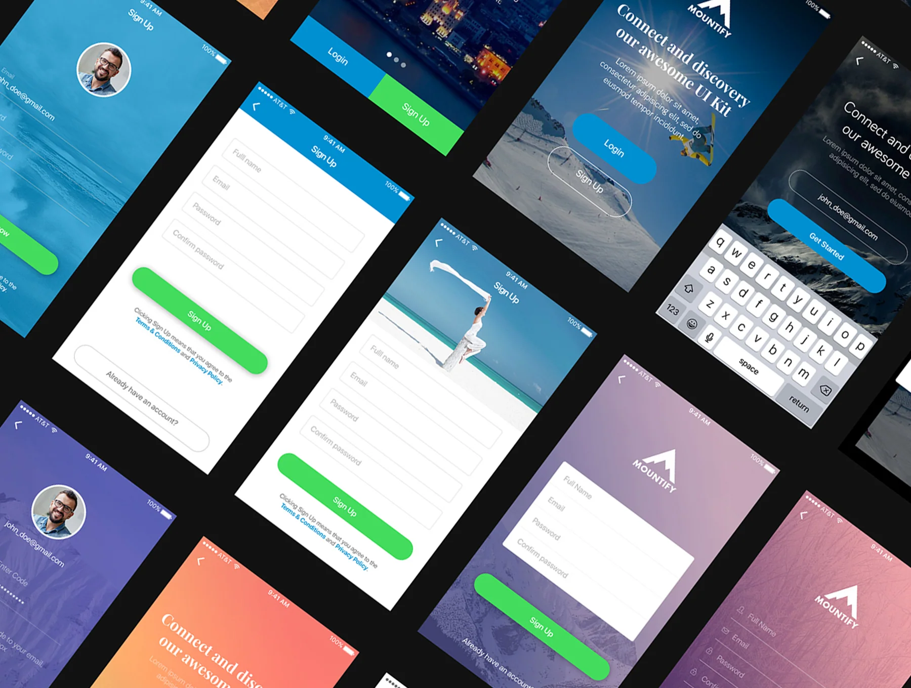 Mountify Mobile UI Kit 6