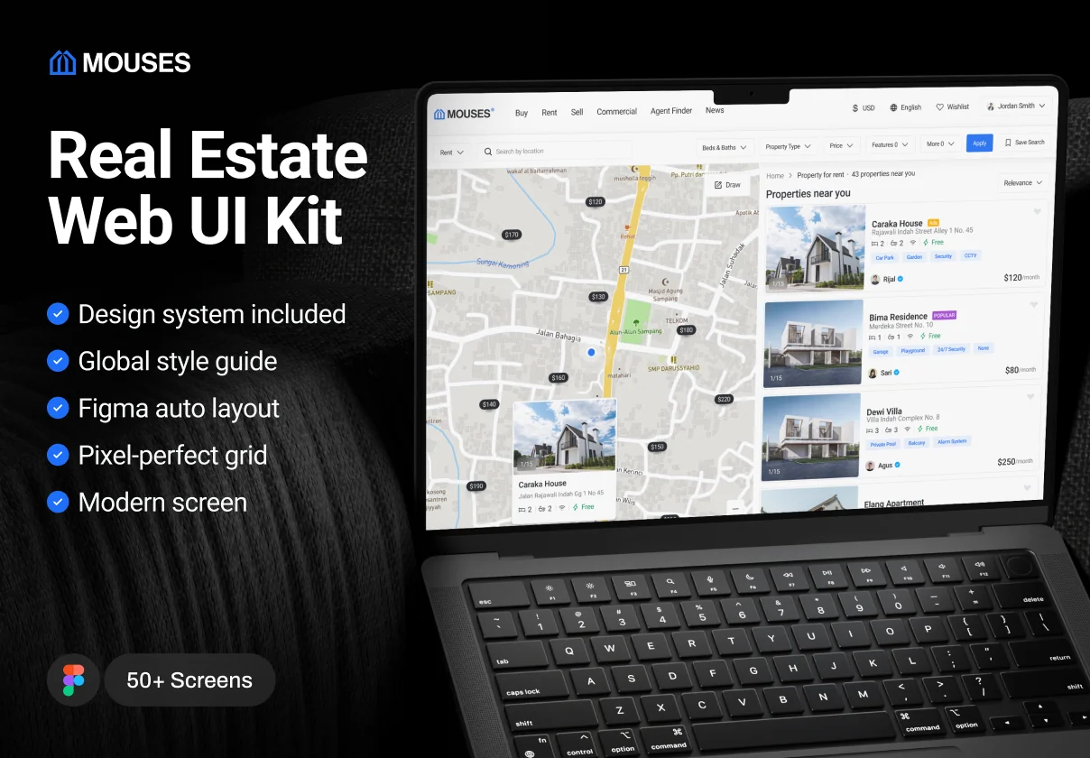 Mouses - Real Estate Web UI Kit