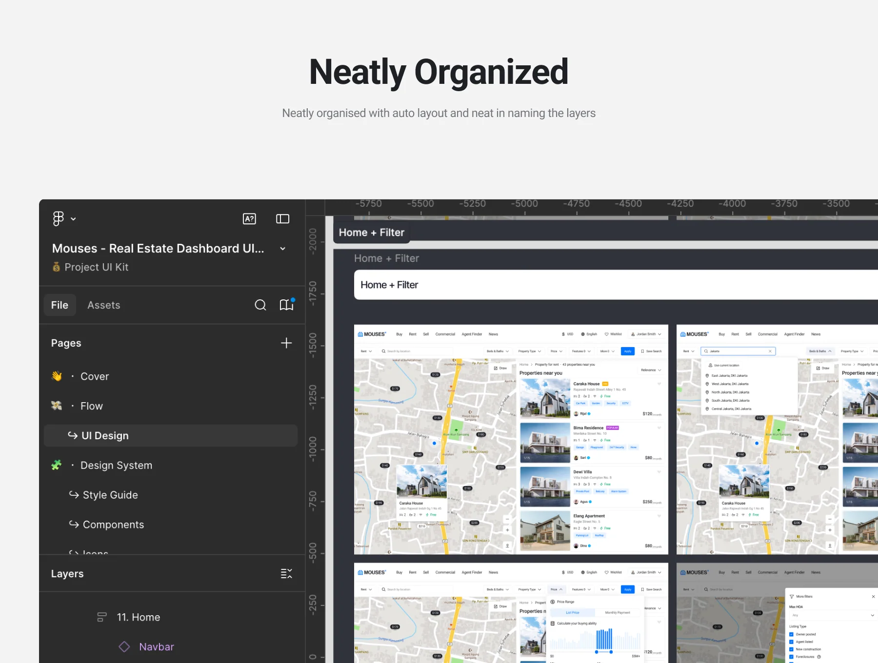 Mouses - Real Estate Web UI Kit 4