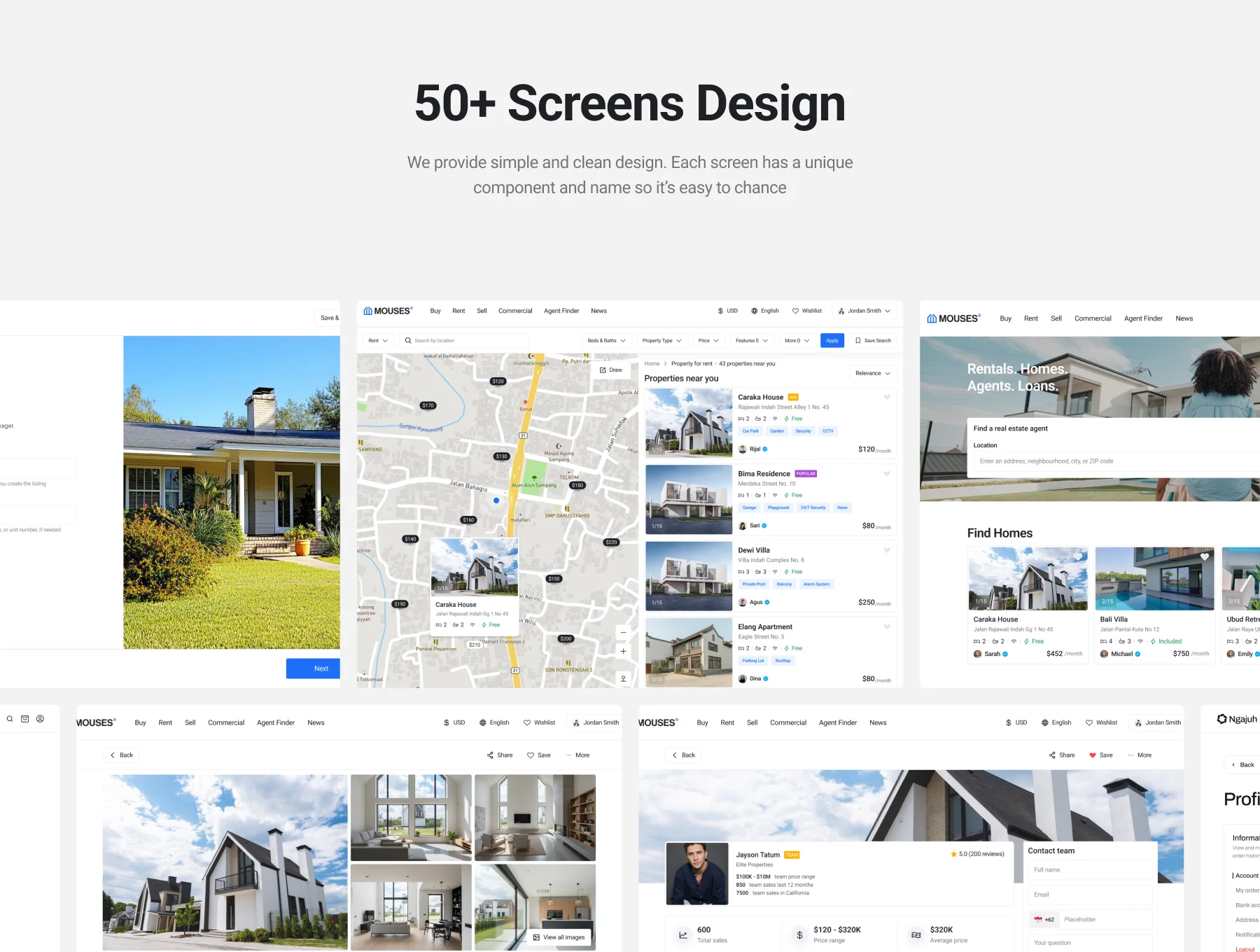Mouses - Real Estate Web UI Kit 5