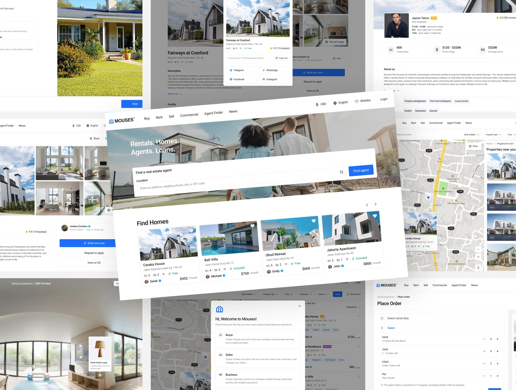 Mouses - Real Estate Web UI Kit 6