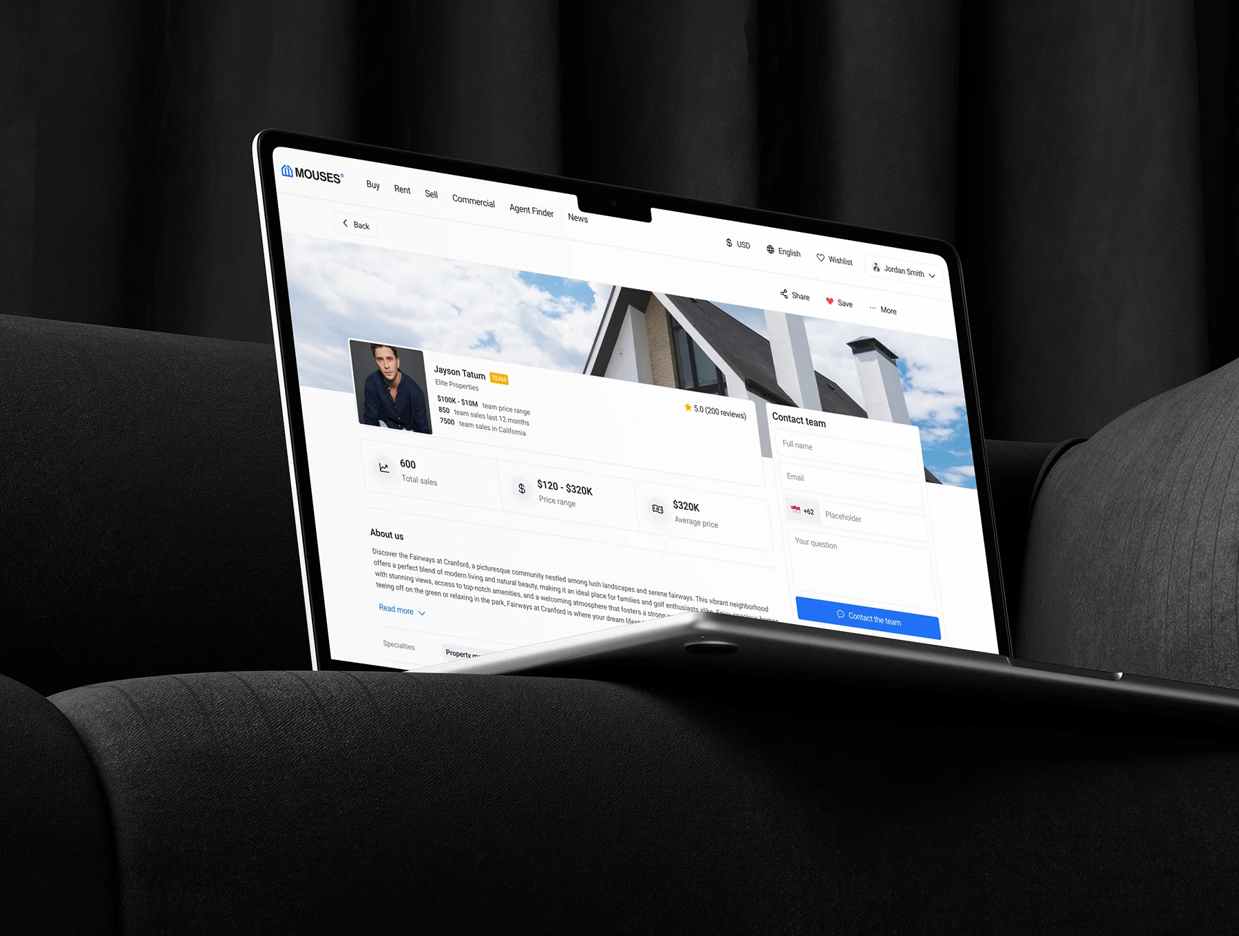 Mouses - Real Estate Web UI Kit 7