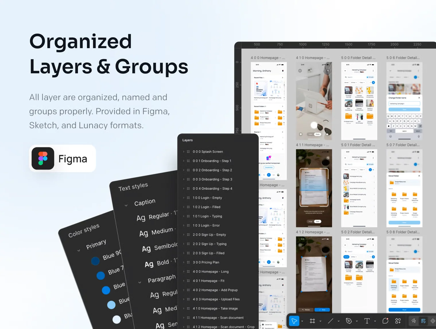 Mova - Cloud File Management Mobile App UI Kit 7