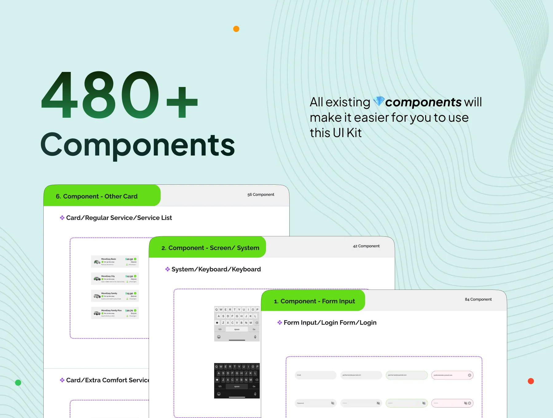 MoveEasy - Car Ride Booking Service App UI Kit 3