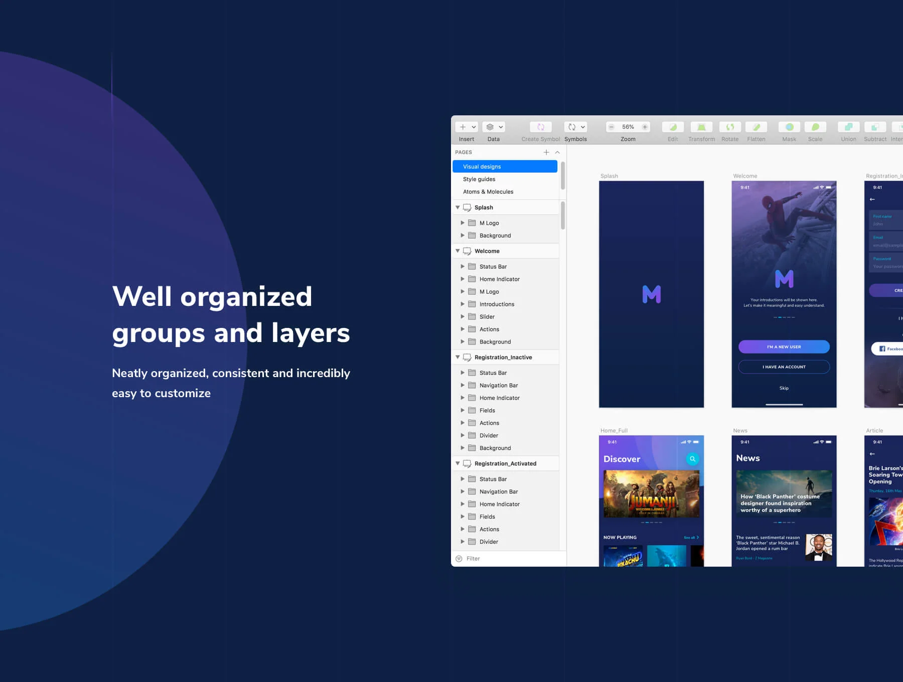 Moveee - Movie UI Kit 4