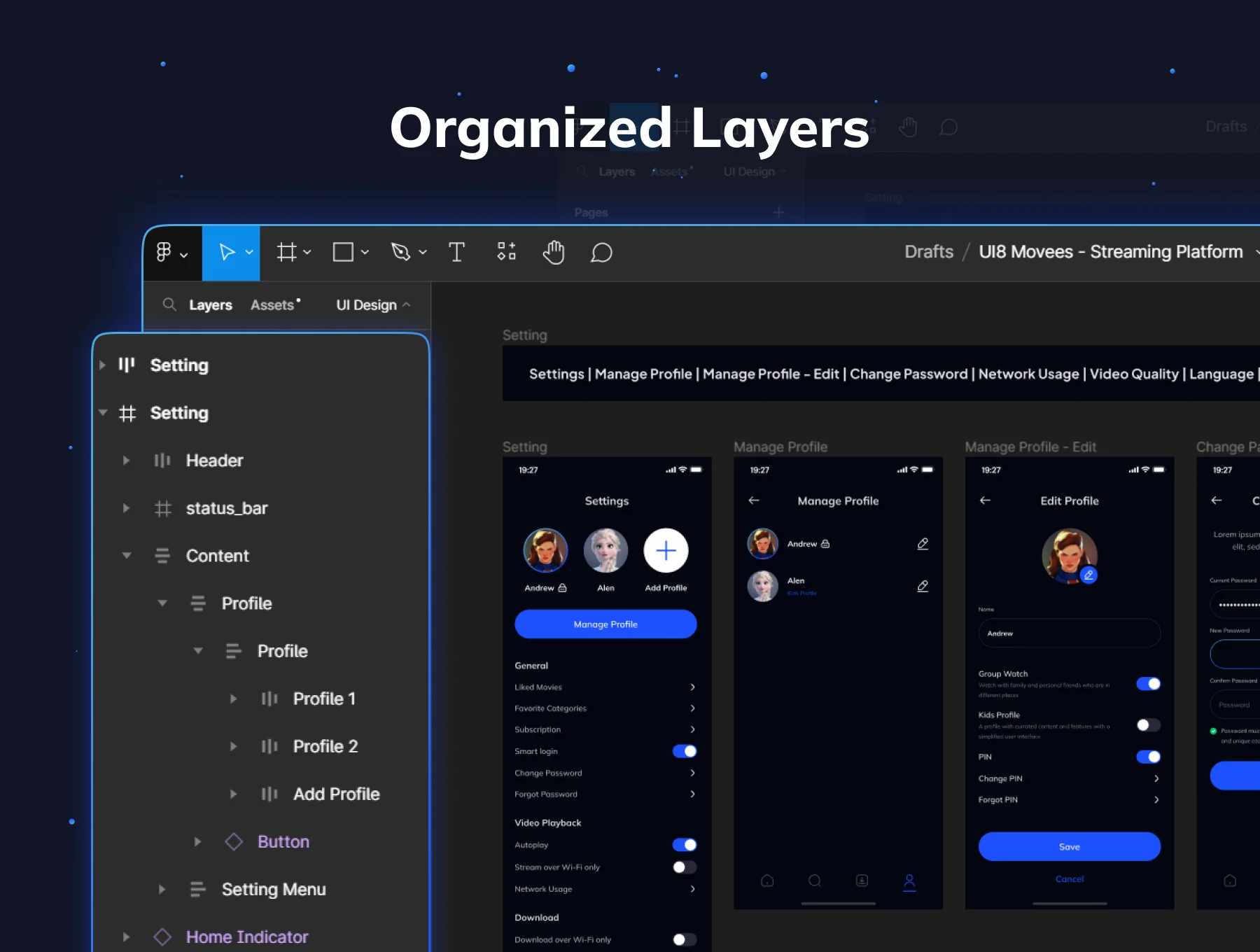 Movees - Movie Streaming Apps UI KIT 3