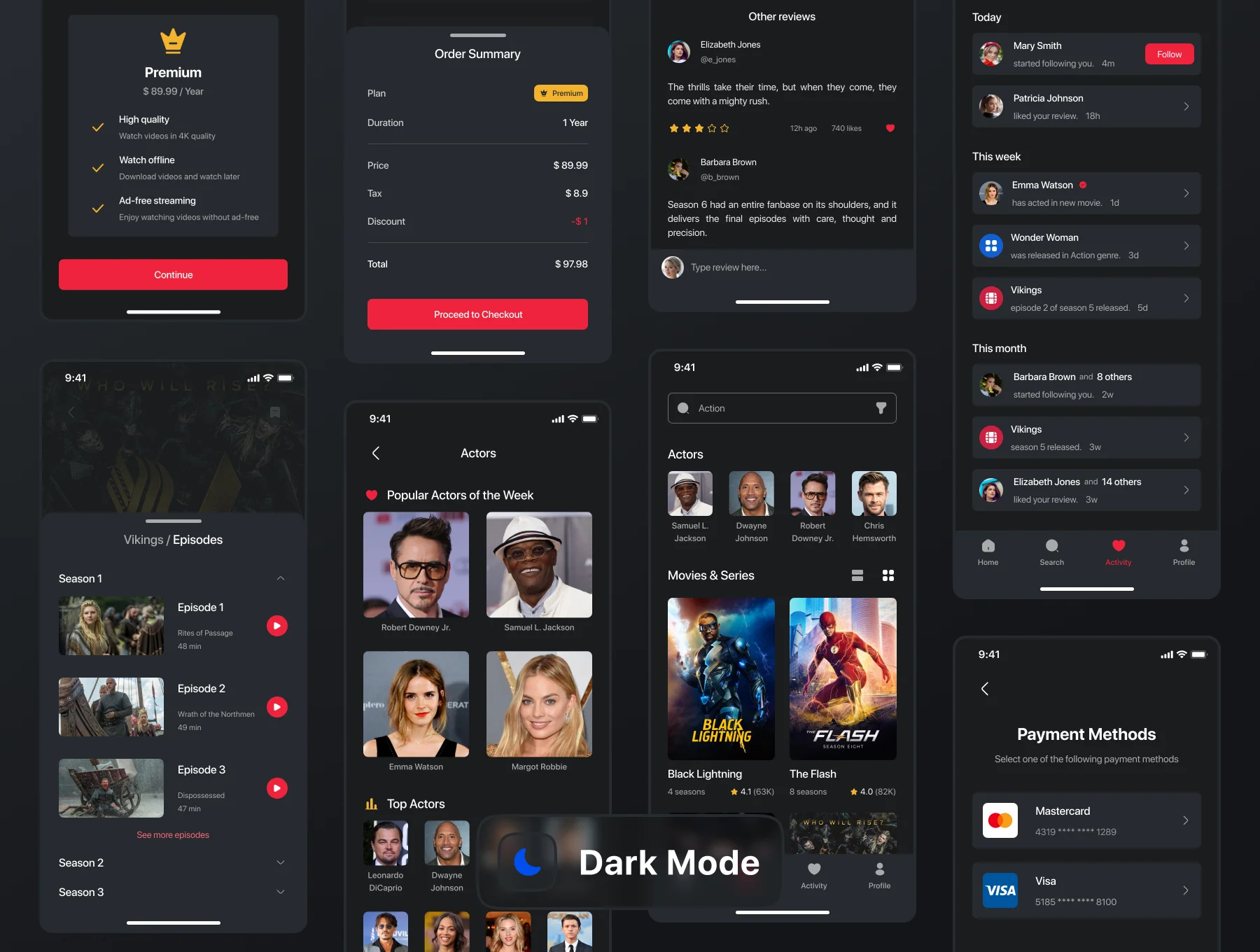 Movia - Movies Streaming App UI Kit 5