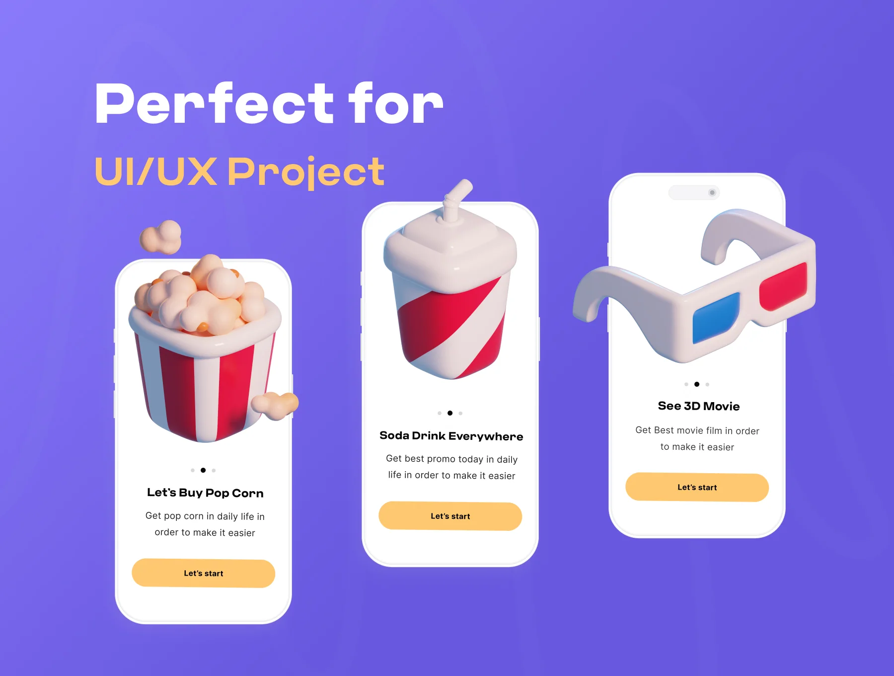 Movie & Cinema 3D icon Pack 5