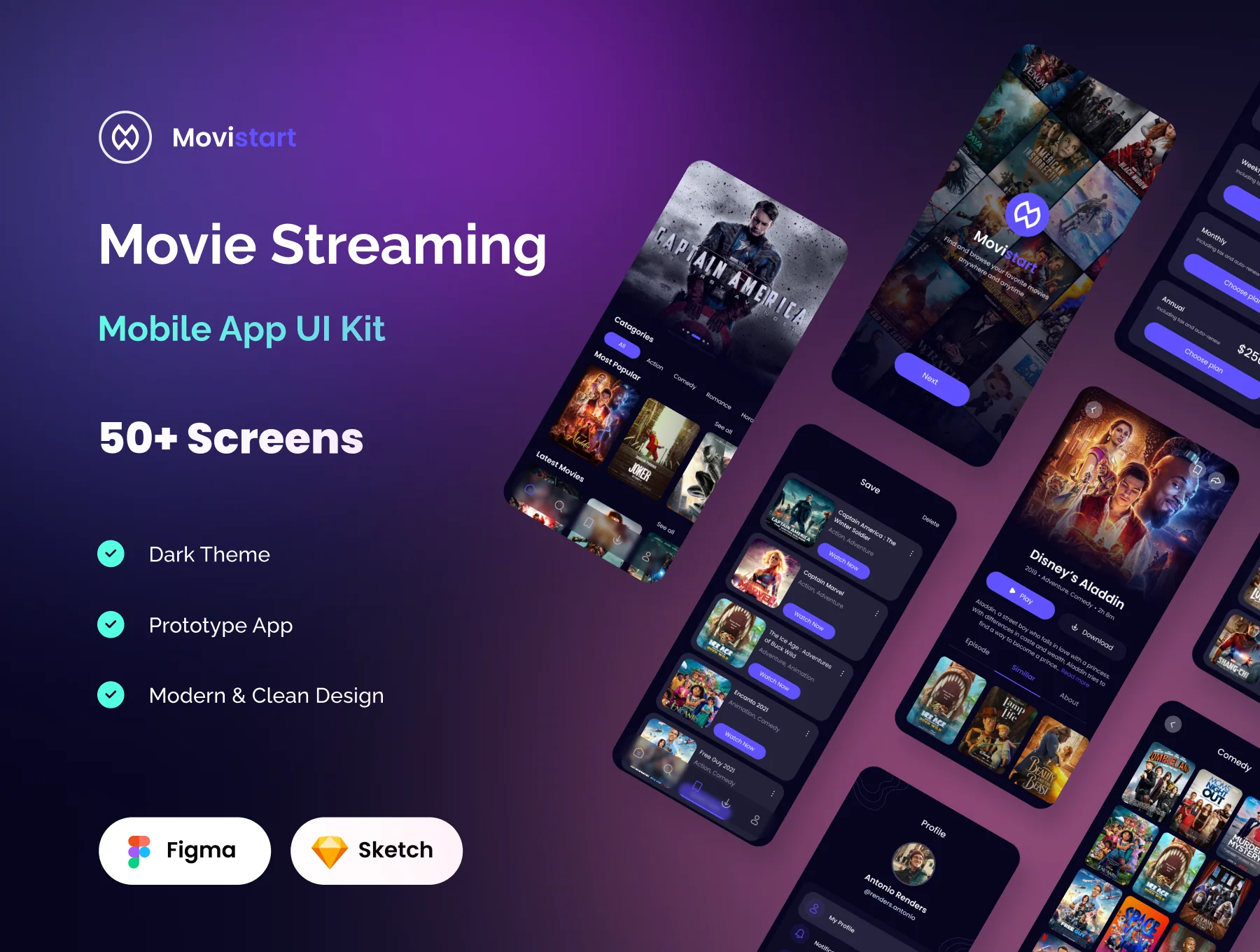 Movie Streaming App UI Kit