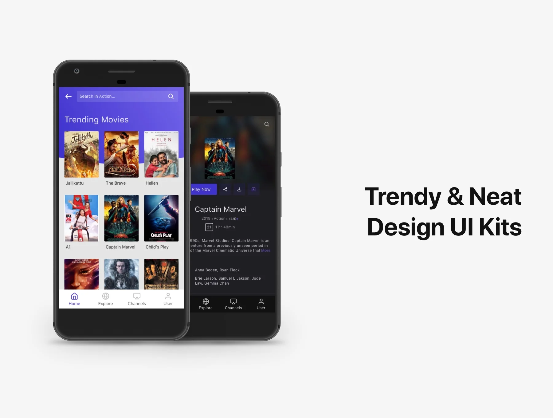 Nons - Movie Streaming App UI Kits 4