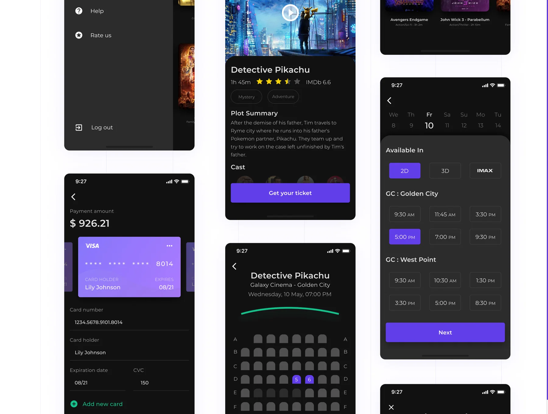 Movie UI Kit IOS 2