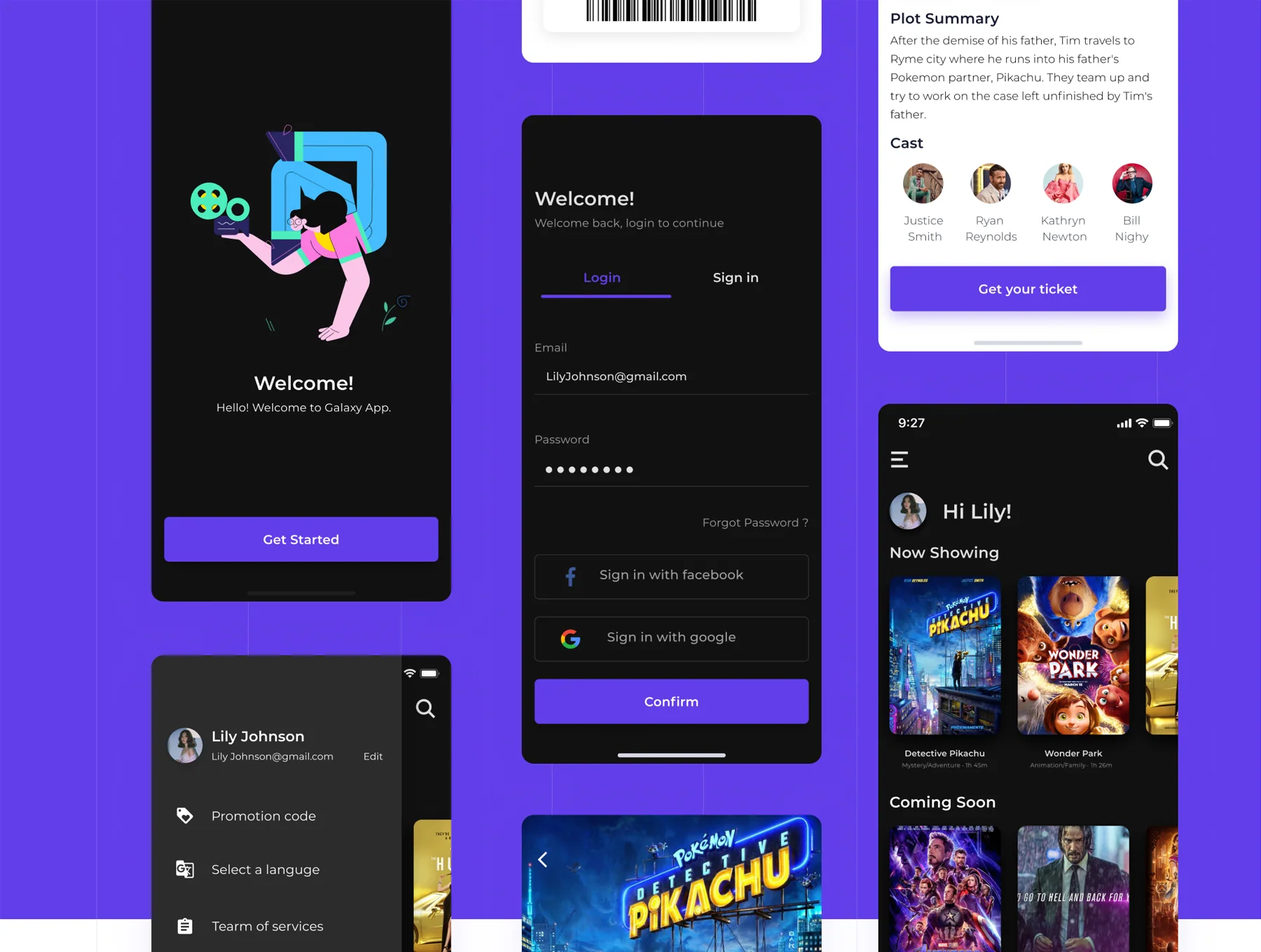 Movie UI Kit IOS 3