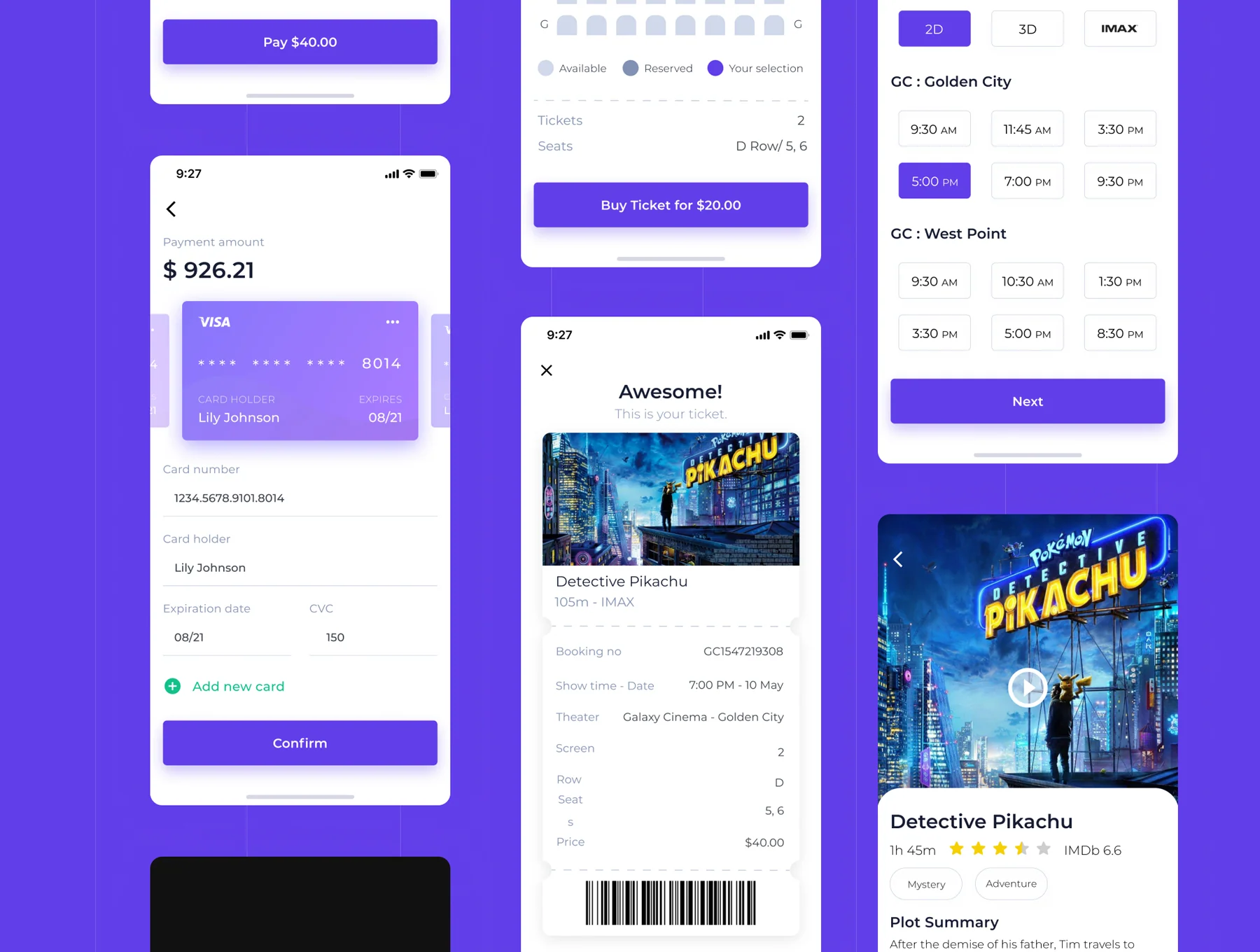 Movie UI Kit IOS 4
