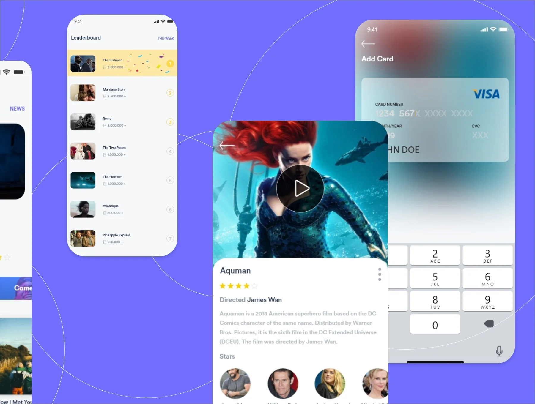 Moviemania App UI Kit 4