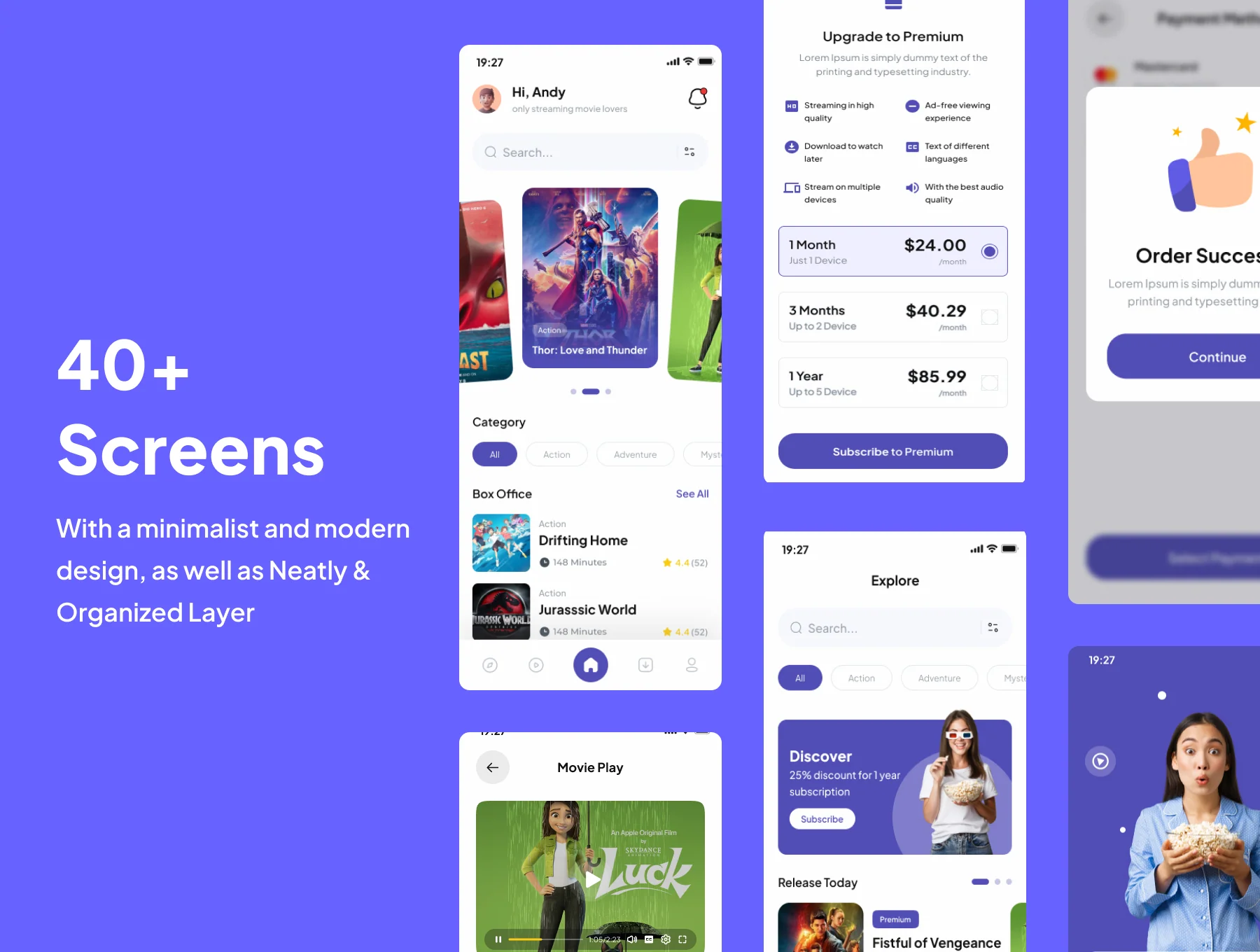 Moviemax - Movie Apps UI Kits 2