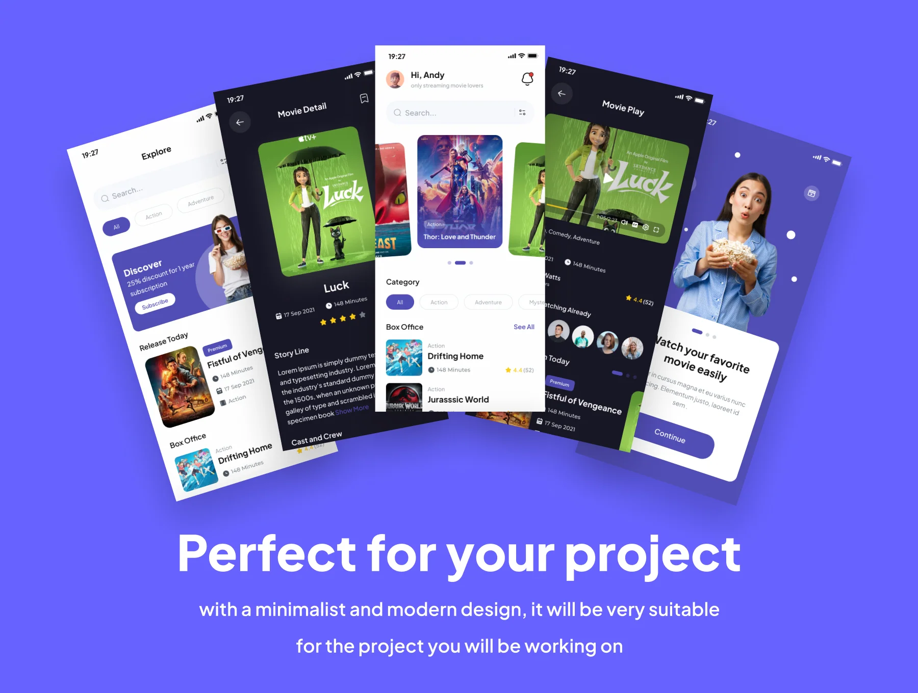 Moviemax - Movie Apps UI Kits 4