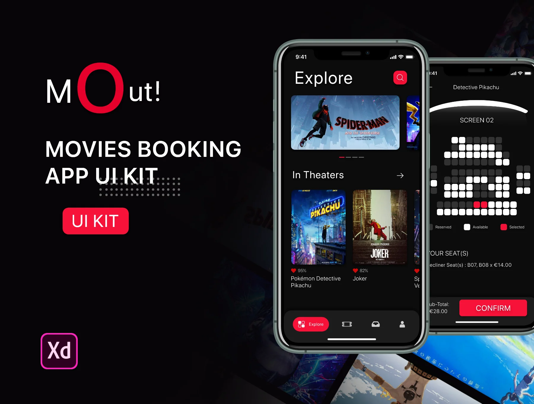 MovieOut App Ui Kit