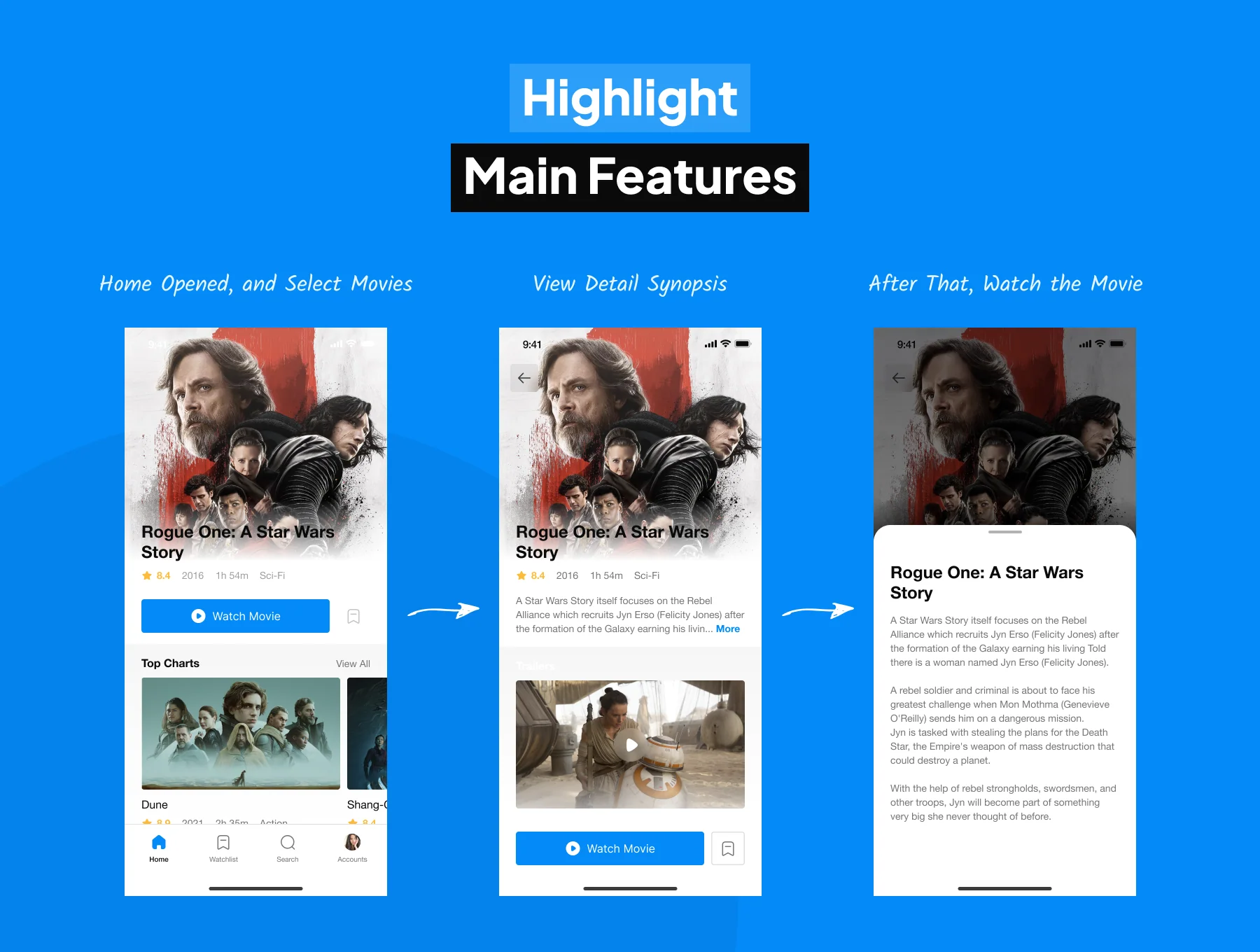 Moviers - Movie Streaming App UI 5
