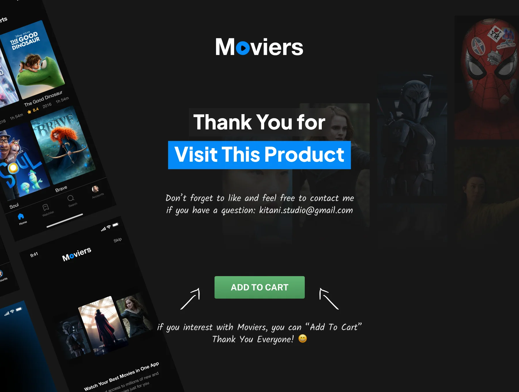 Moviers - Movie Streaming App UI 8
