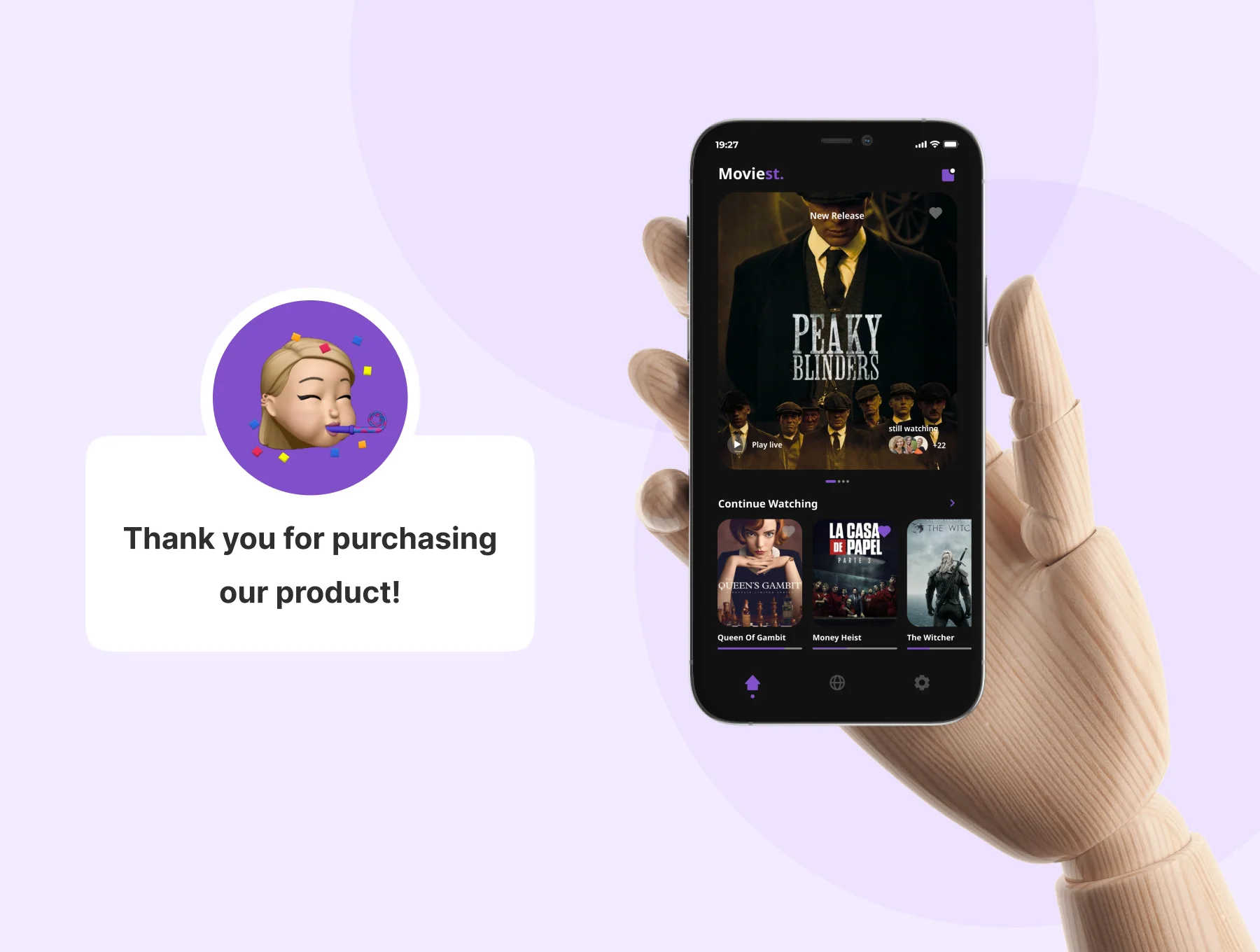 Moviest - Streaming Video Mobile App UI Kits 8