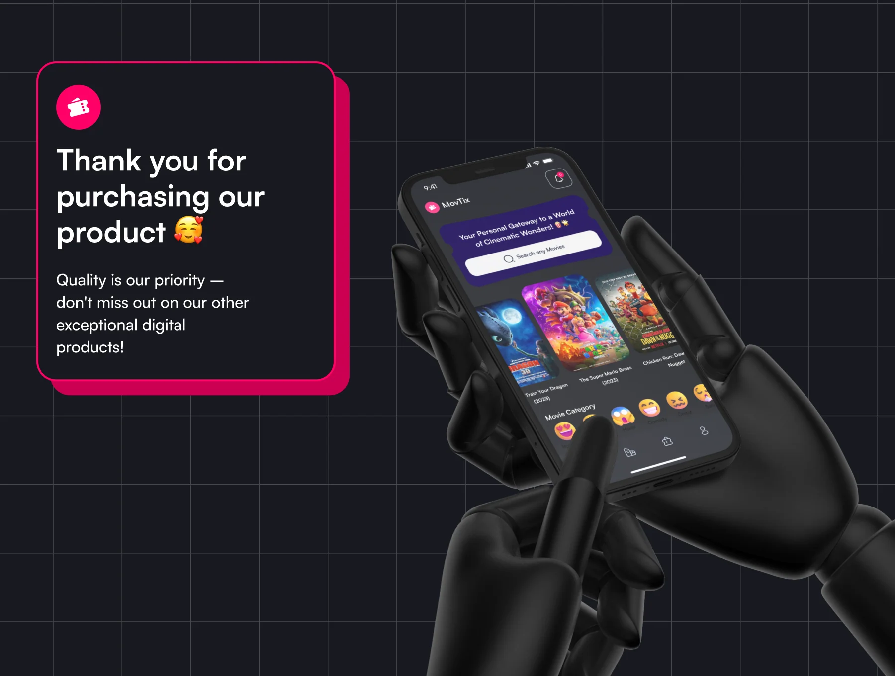 MovTix - Movie Ticket Booking App UI Kit 8