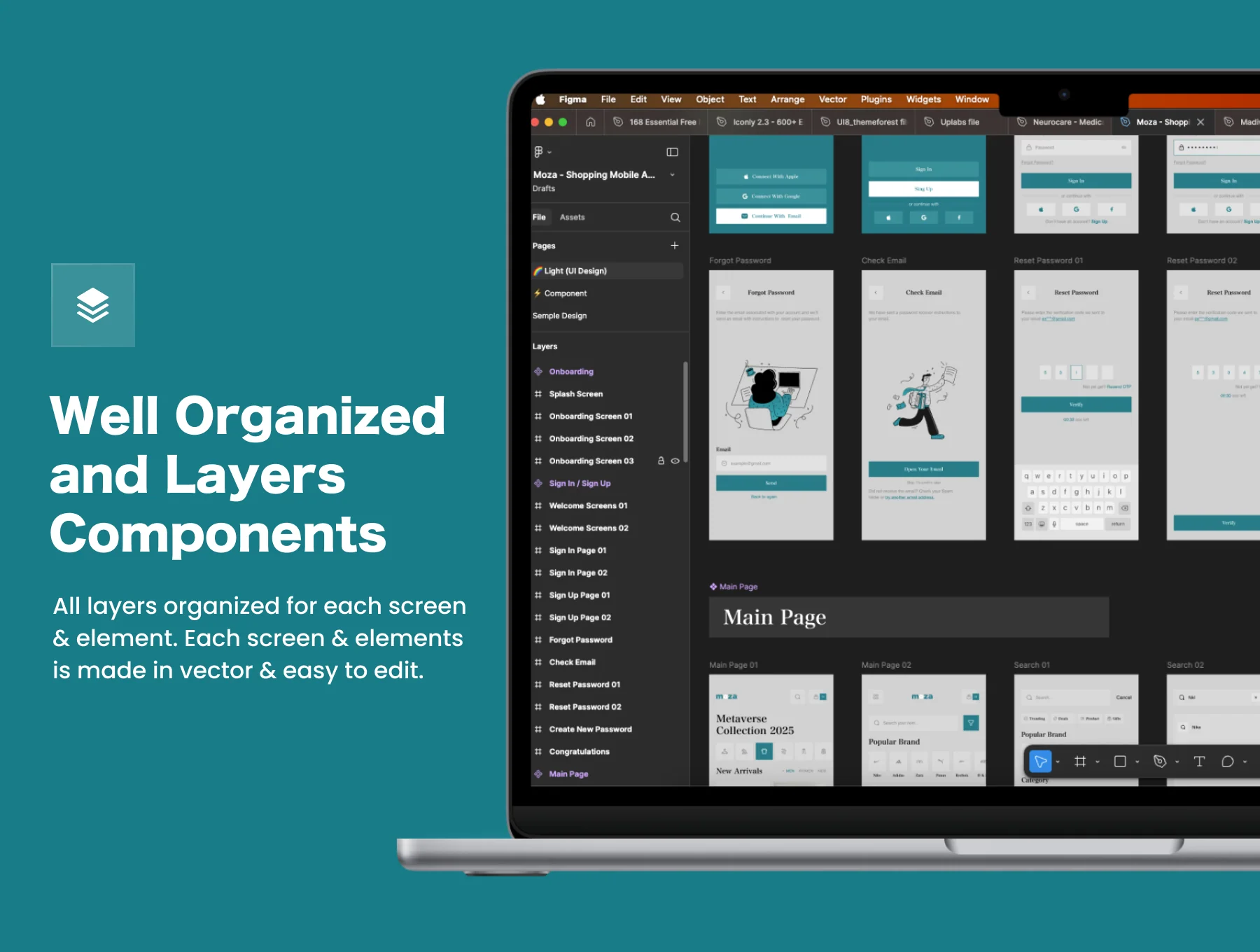 Moza - Shopping eCommerce Mobile App UI Kit 5