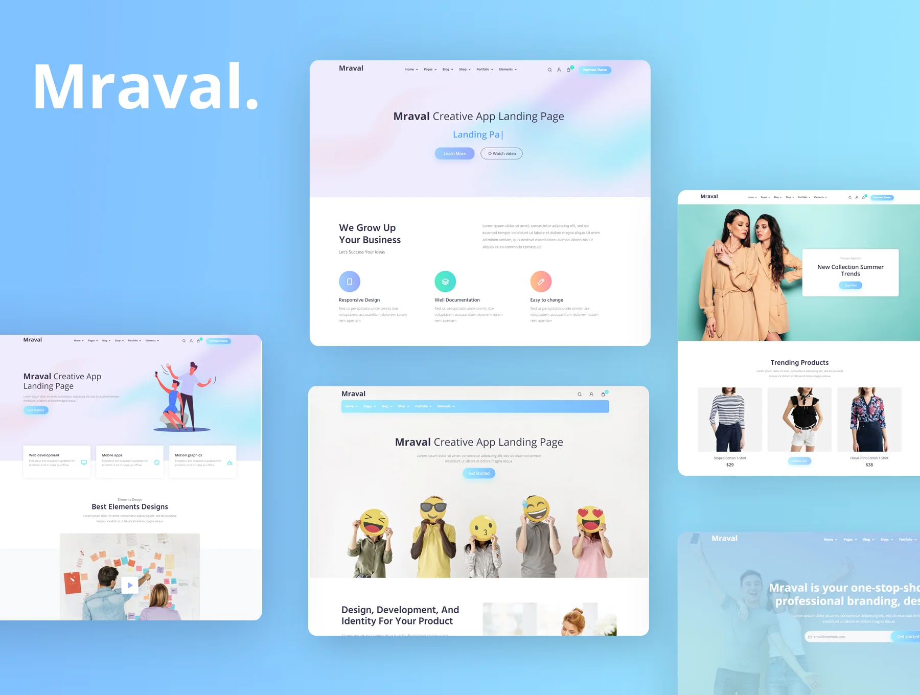Mraval Multipurpose HTML Template 2
