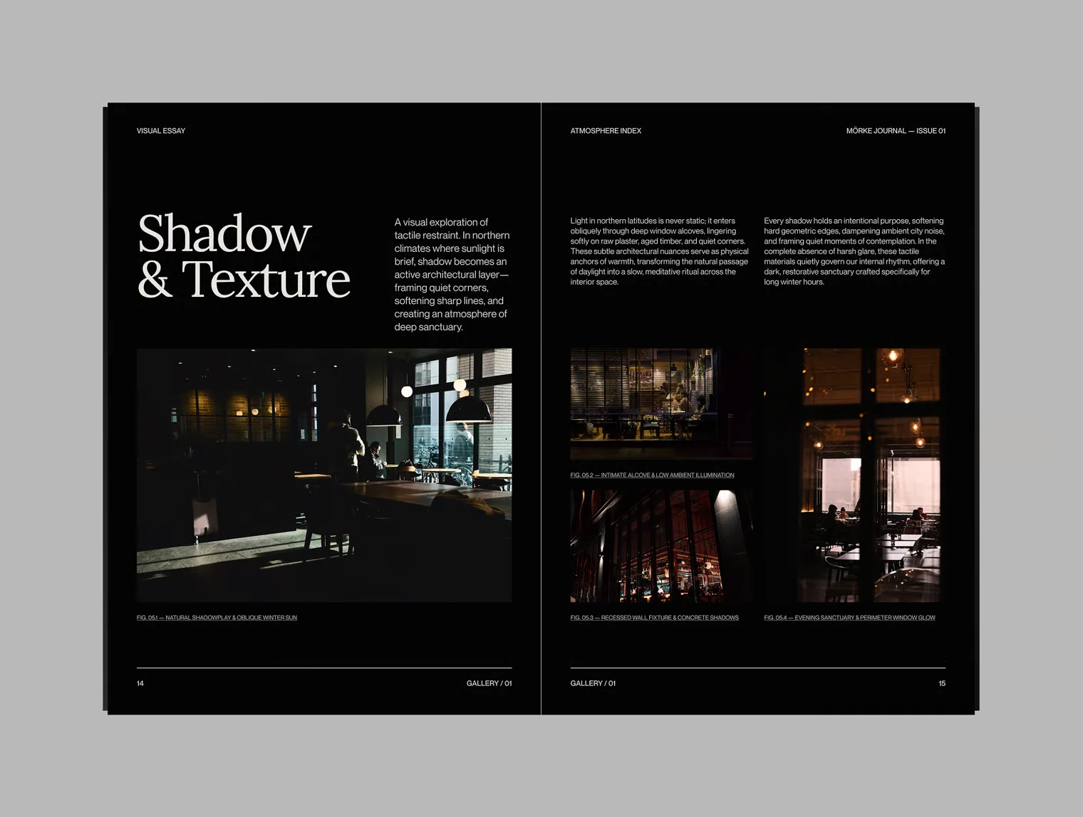 MÖRKE — Nordic Cafe Magazine & Editorial Template 7