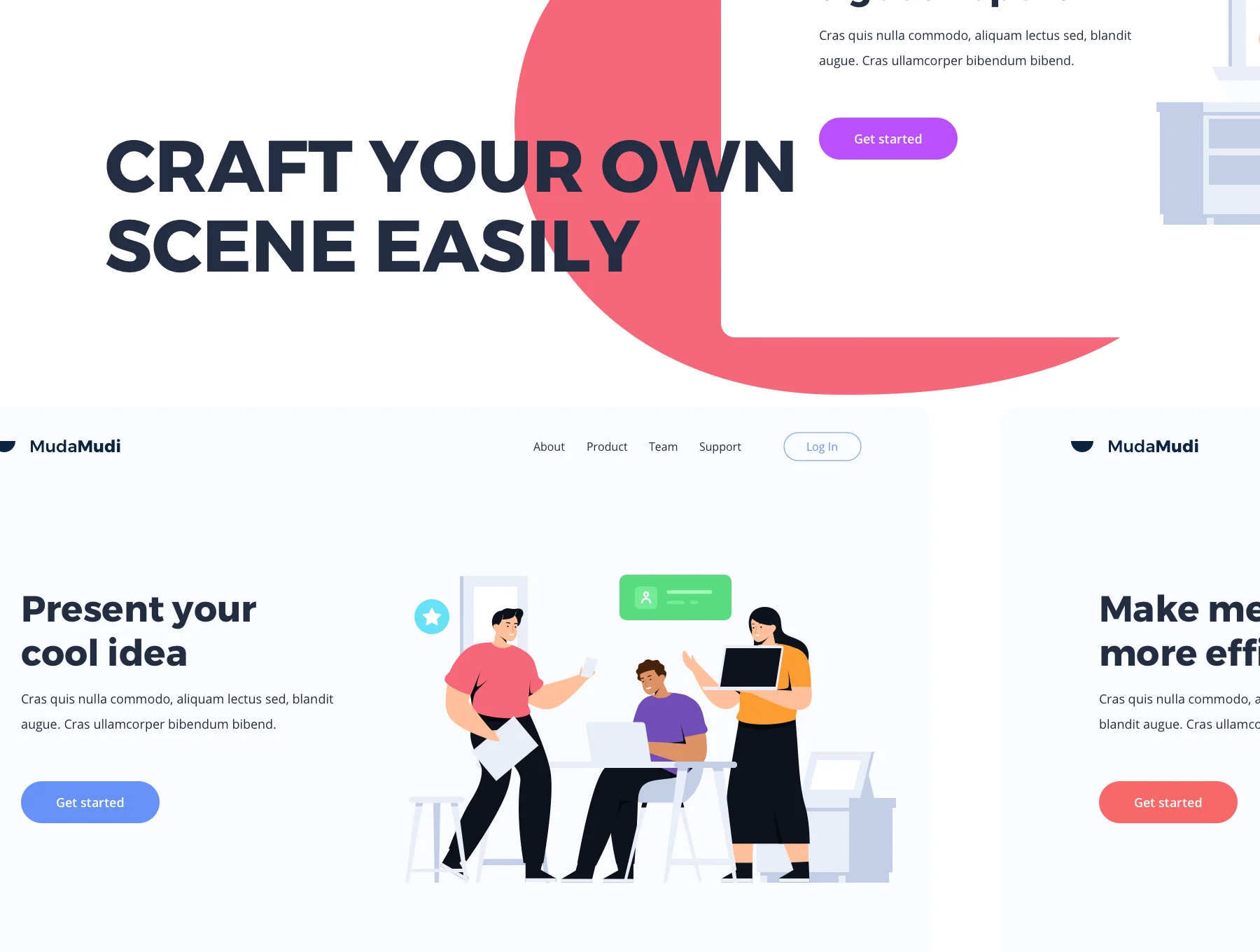 Muda mudi - Startup & Team work Illustrations 4